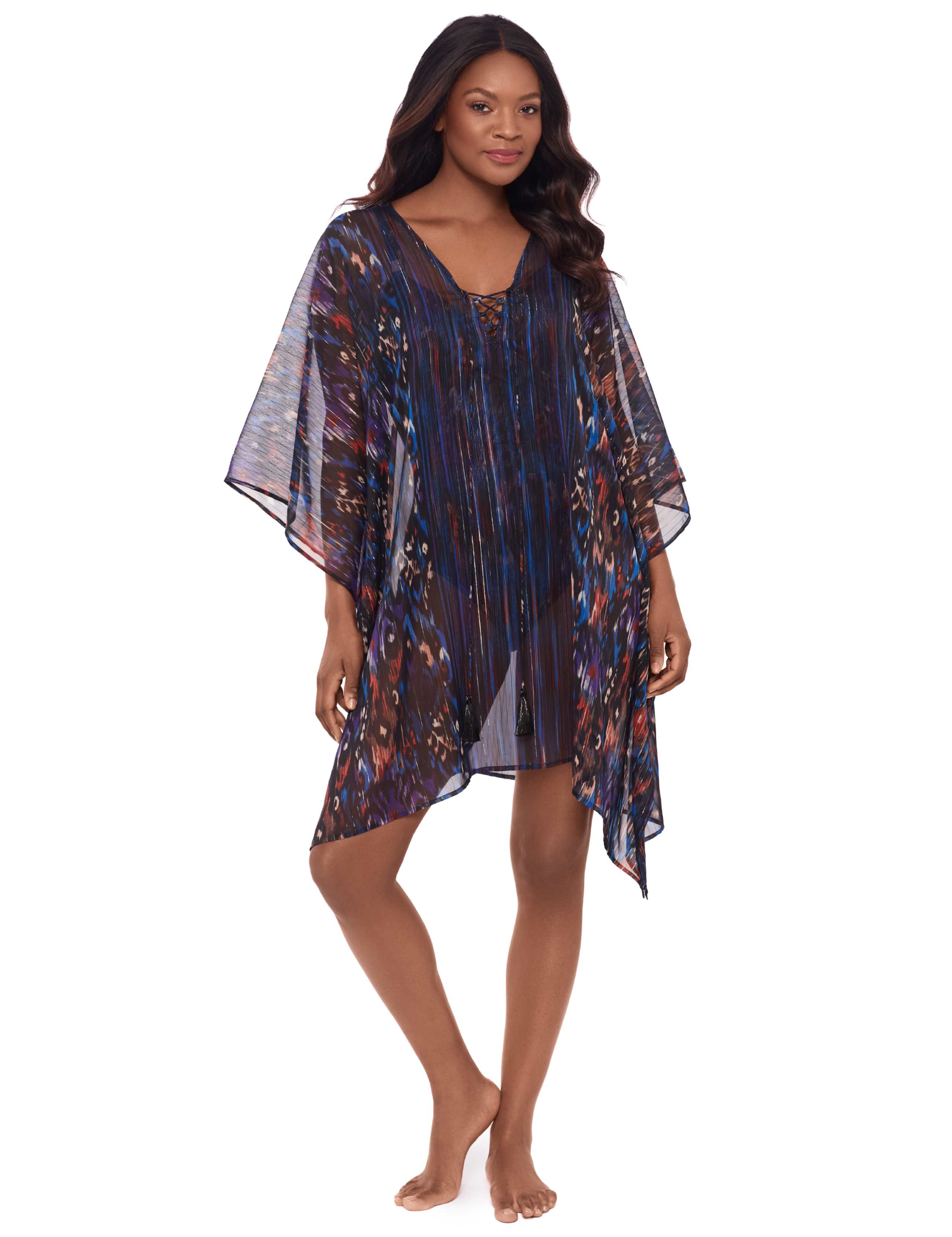 Sheer Printed Kaftan 6 of 6