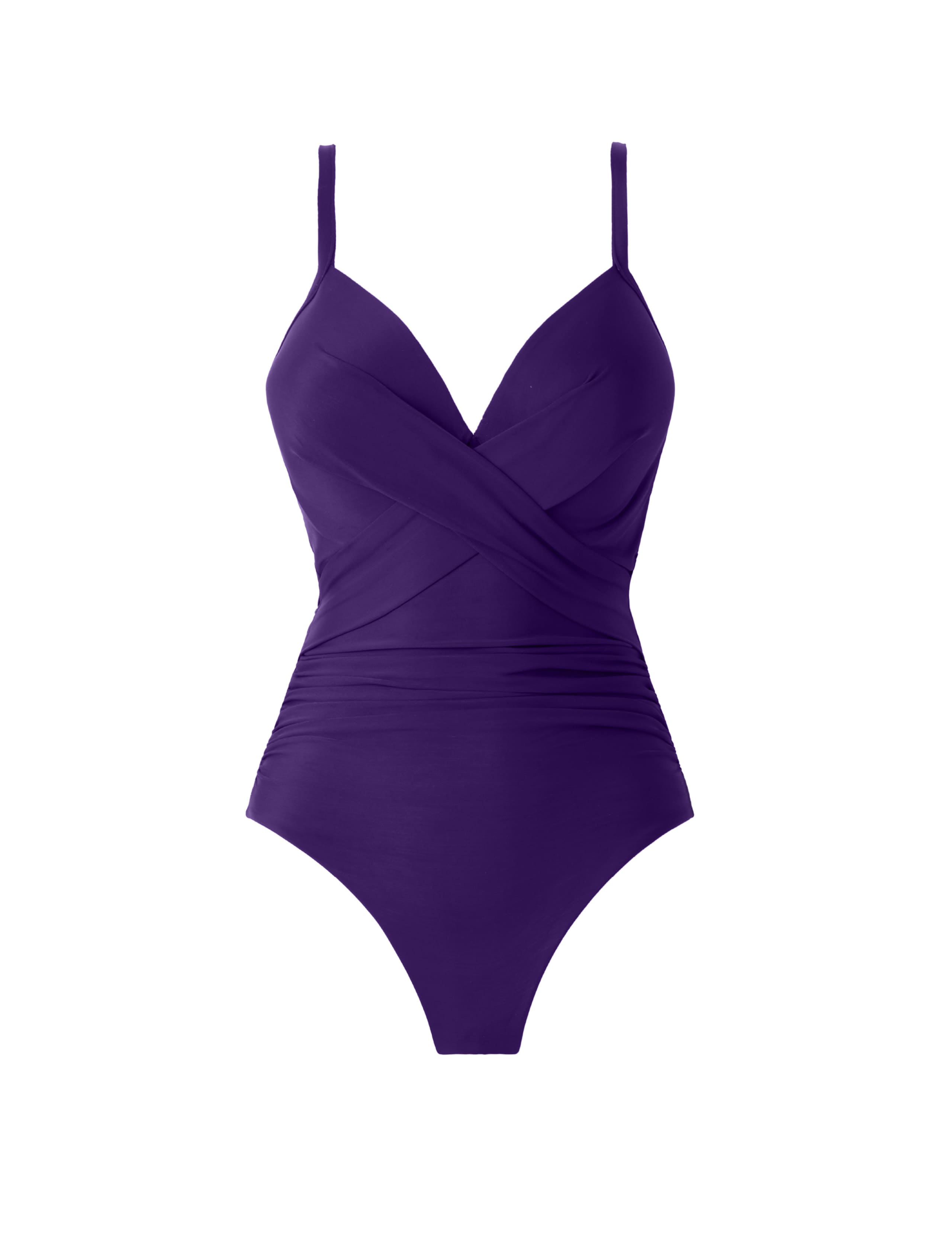 Captivate Wired Padded Ruched Plunge Swimsuit 2 of 5