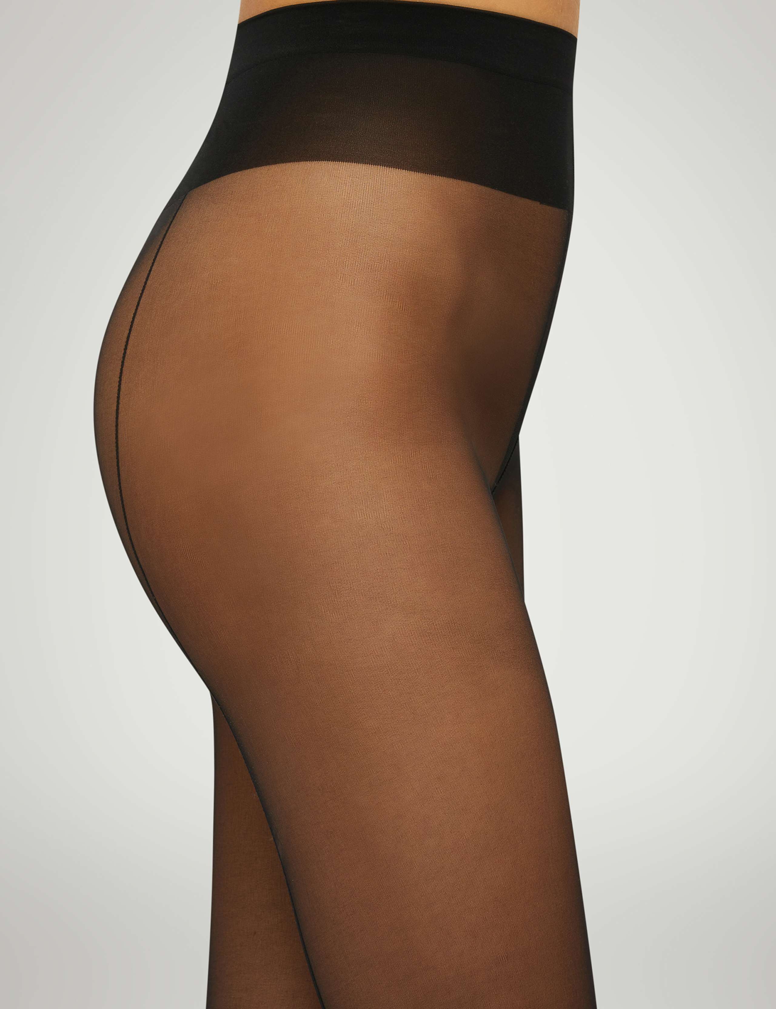 10 Denier Sheer Matt Back Seam Tights 3 of 5