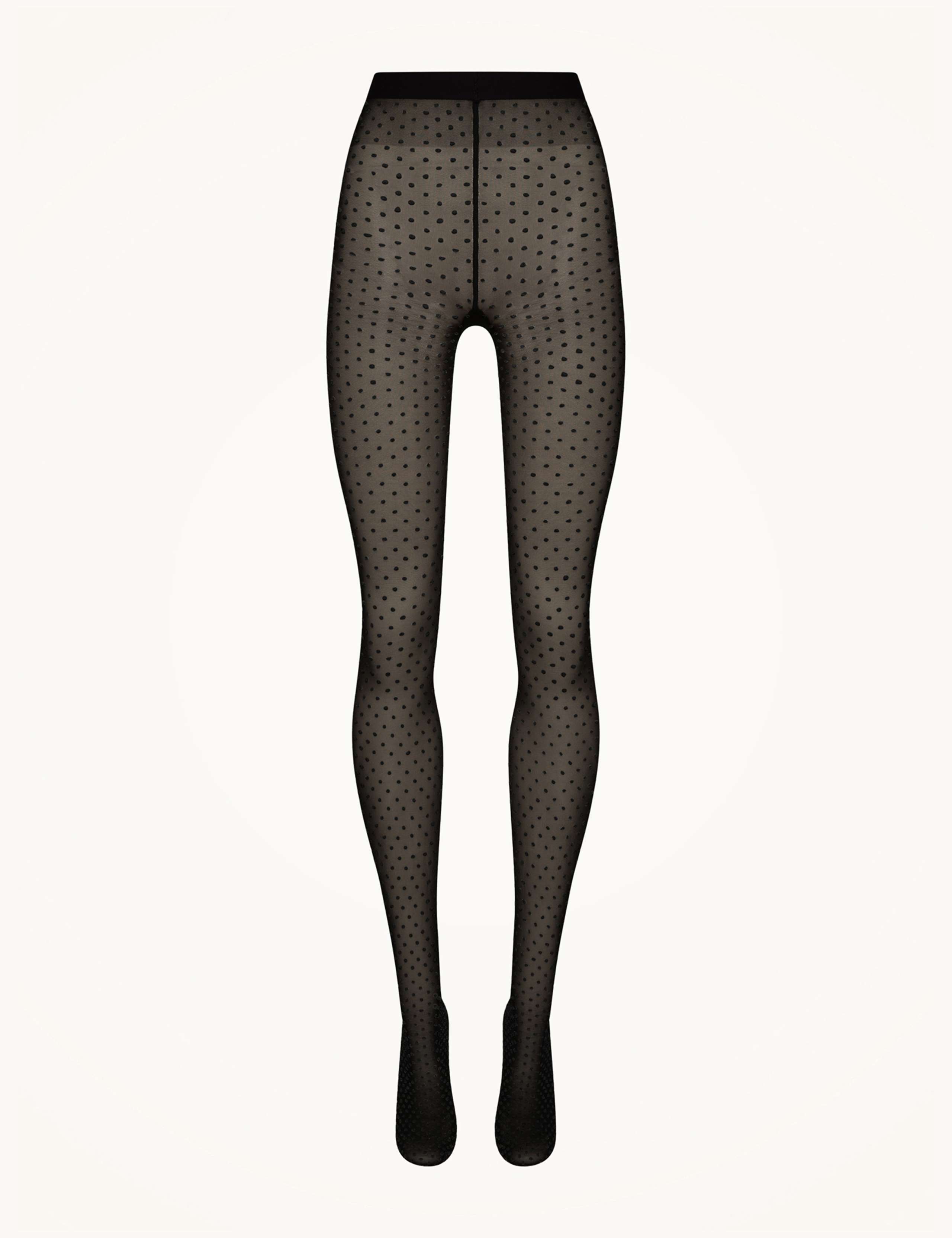 20 Denier Sheer Opaque Polka Dot Tights 2 of 3