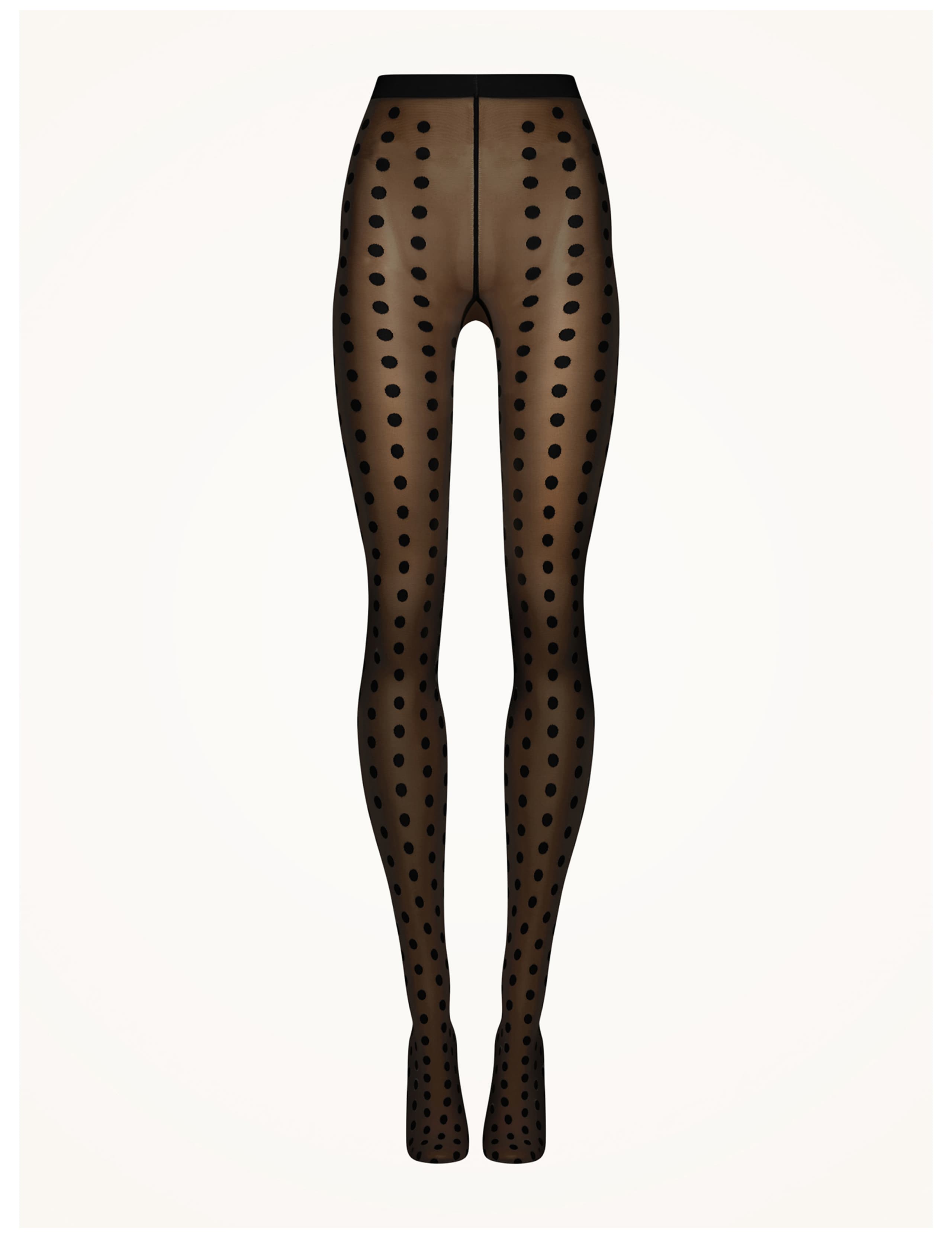 20 Denier Polka Dot Sheer Tights 2 of 3