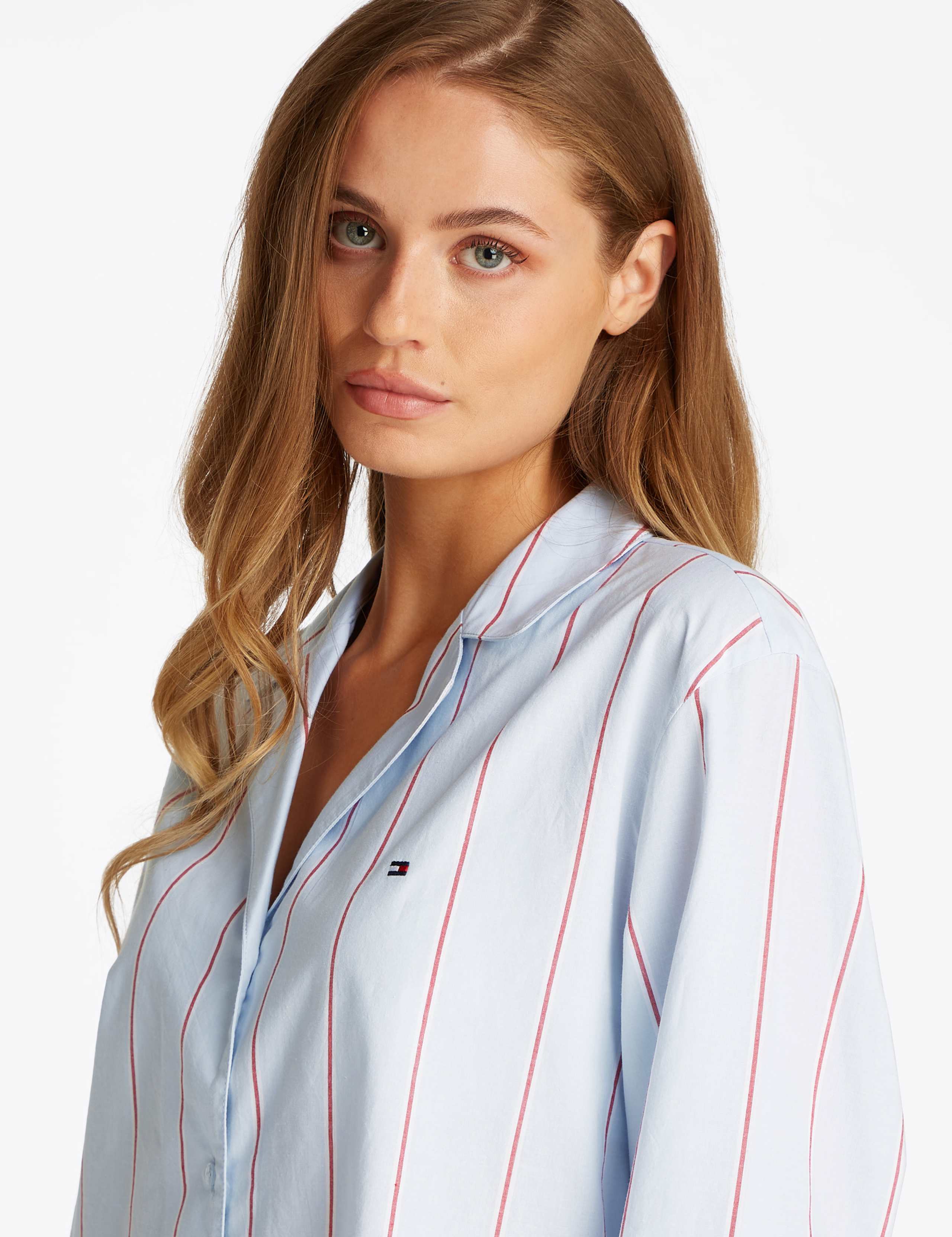 Essentials Pure Cotton Poplin Pyjama Top 5 of 5