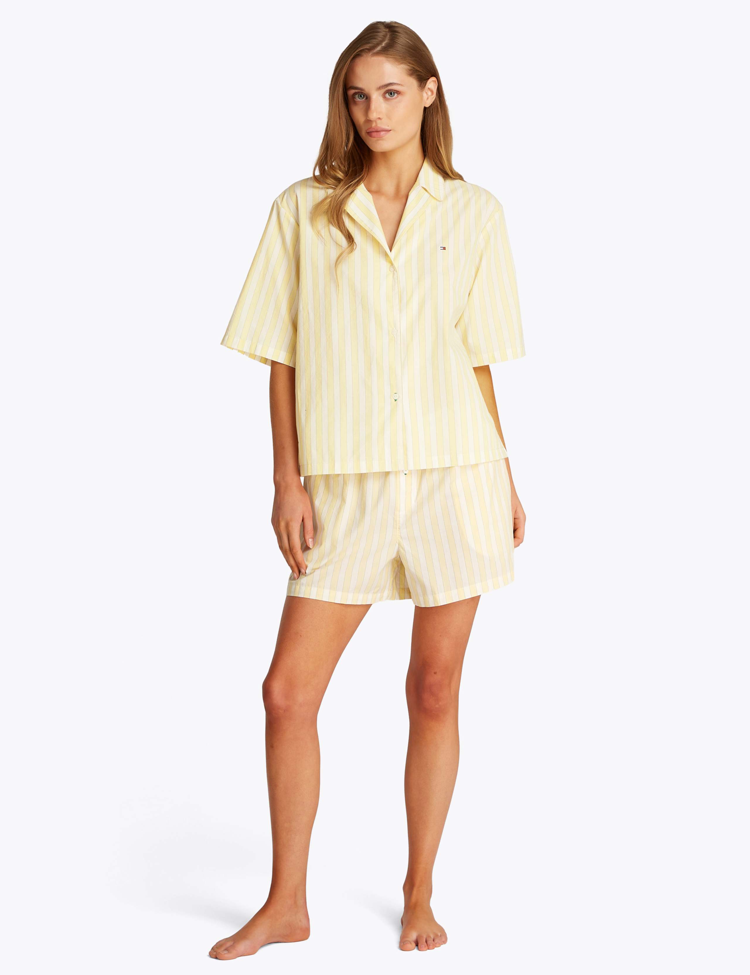 Essentials Pure Cotton Poplin Pyjama Top 3 of 5