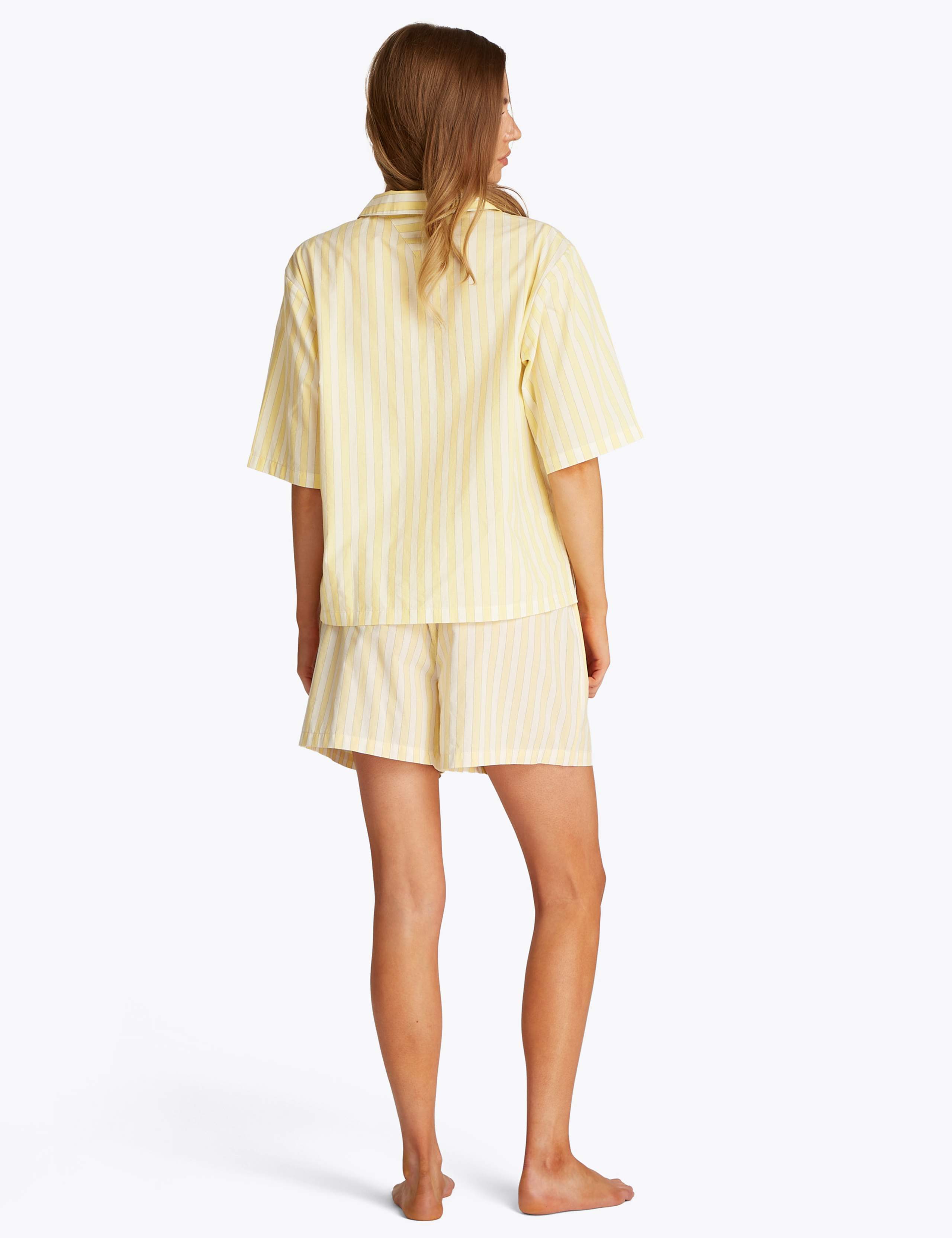 Essentials Pure Cotton Poplin Pyjama Top 4 of 5