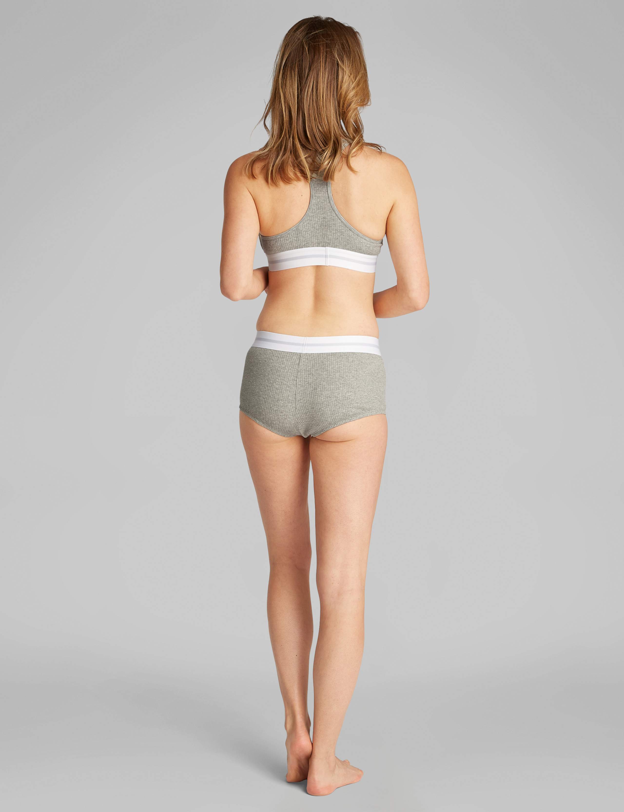 Modal Rib Lightly Lined Non Wired Bralette 5 of 5
