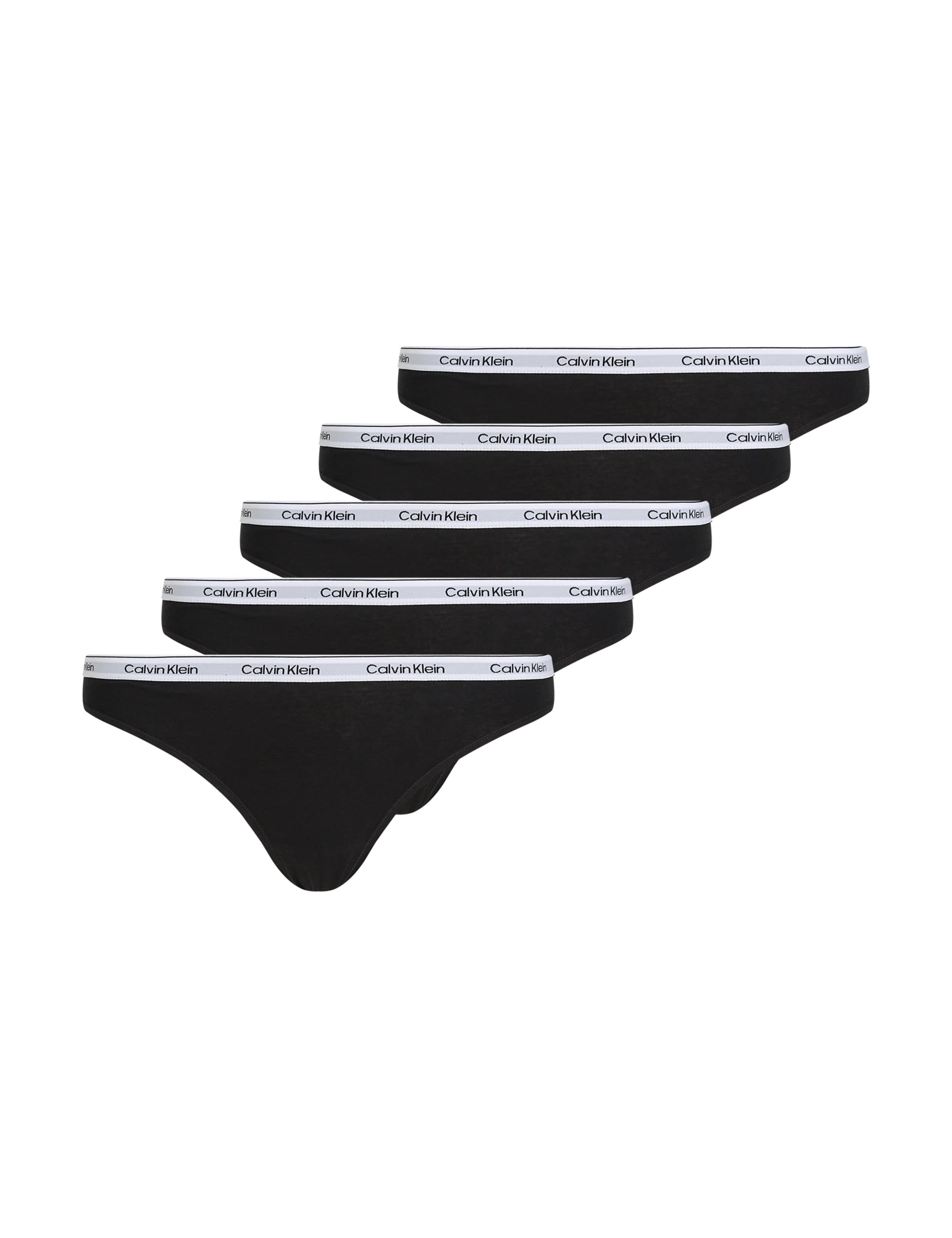 5pk Modern Logo Cotton Rich Bikini Knickers 1 of 5