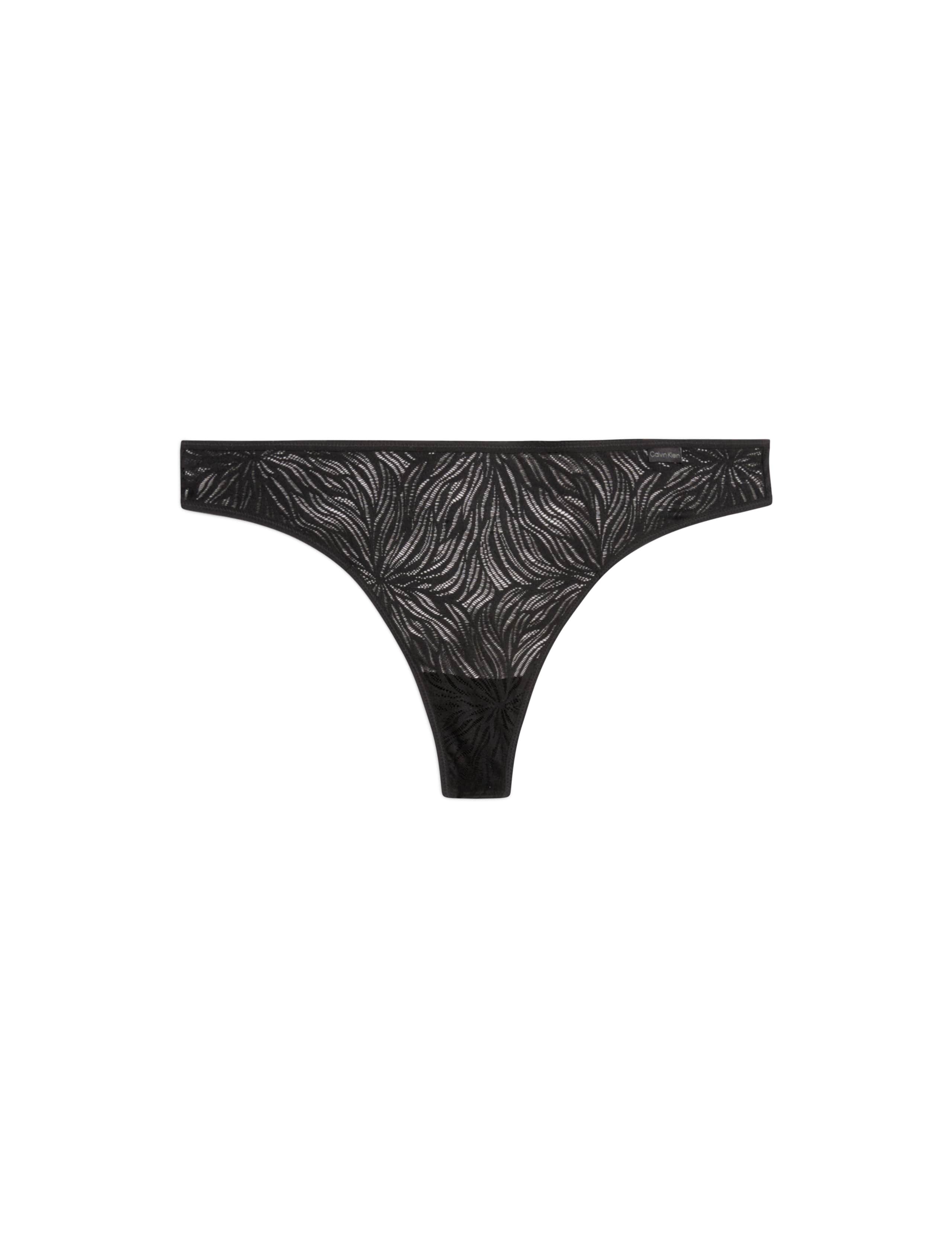 Sheer Marquisette Lace Thong 2 of 9