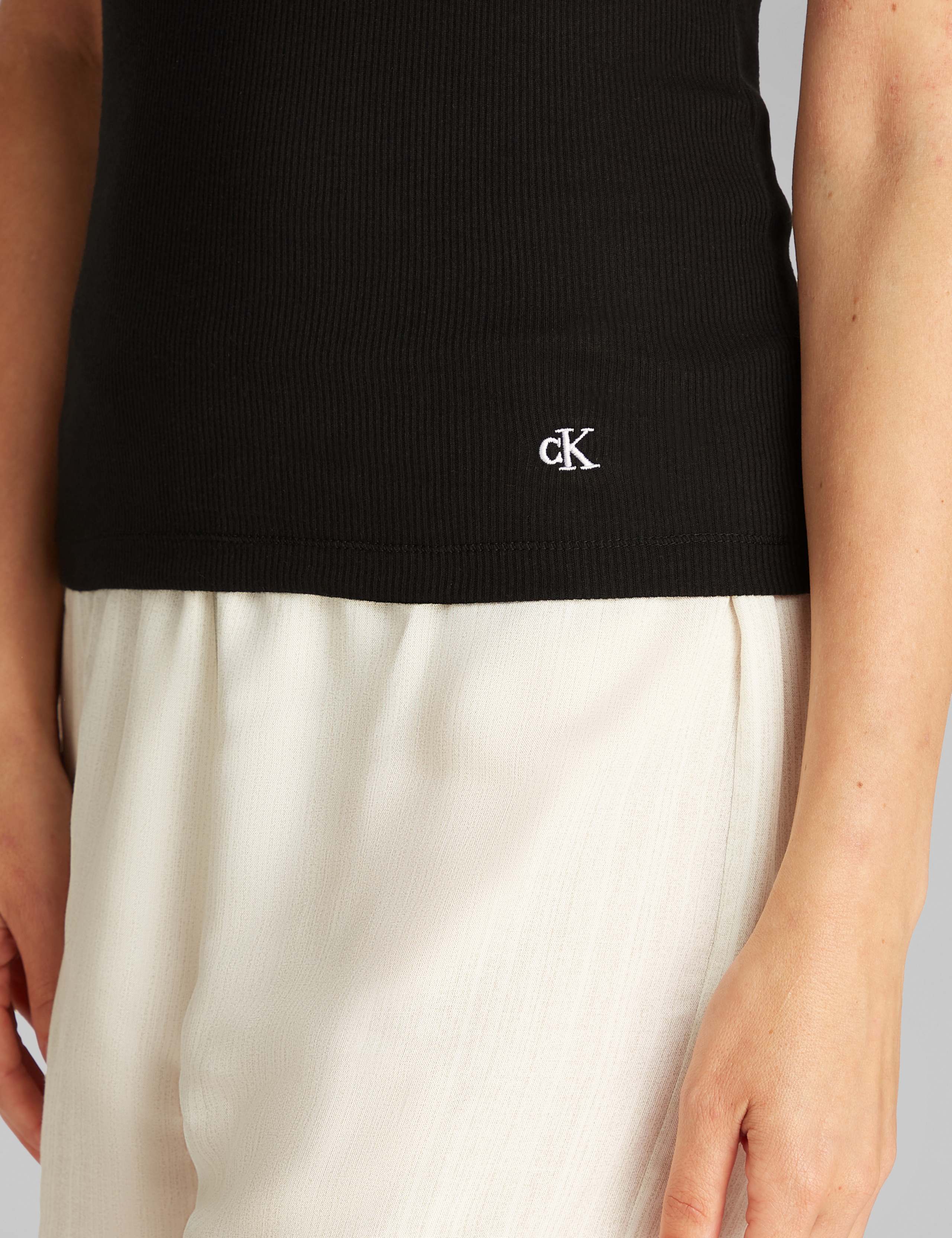 3pk Essentials Pure Cotton Rib Lounge Vests 6 of 6