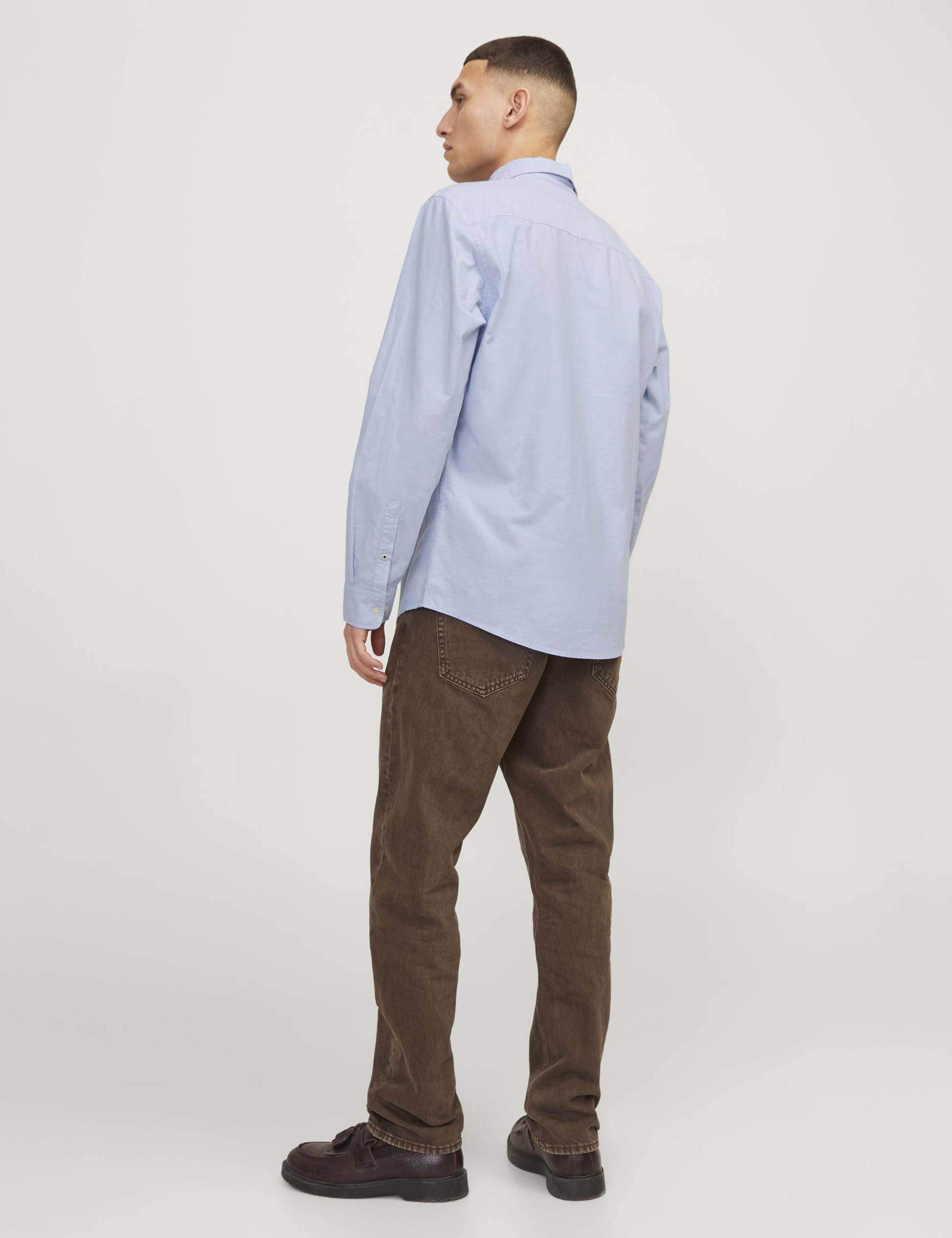 Slim Fit Pure Cotton Oxford Shirt 4 of 7