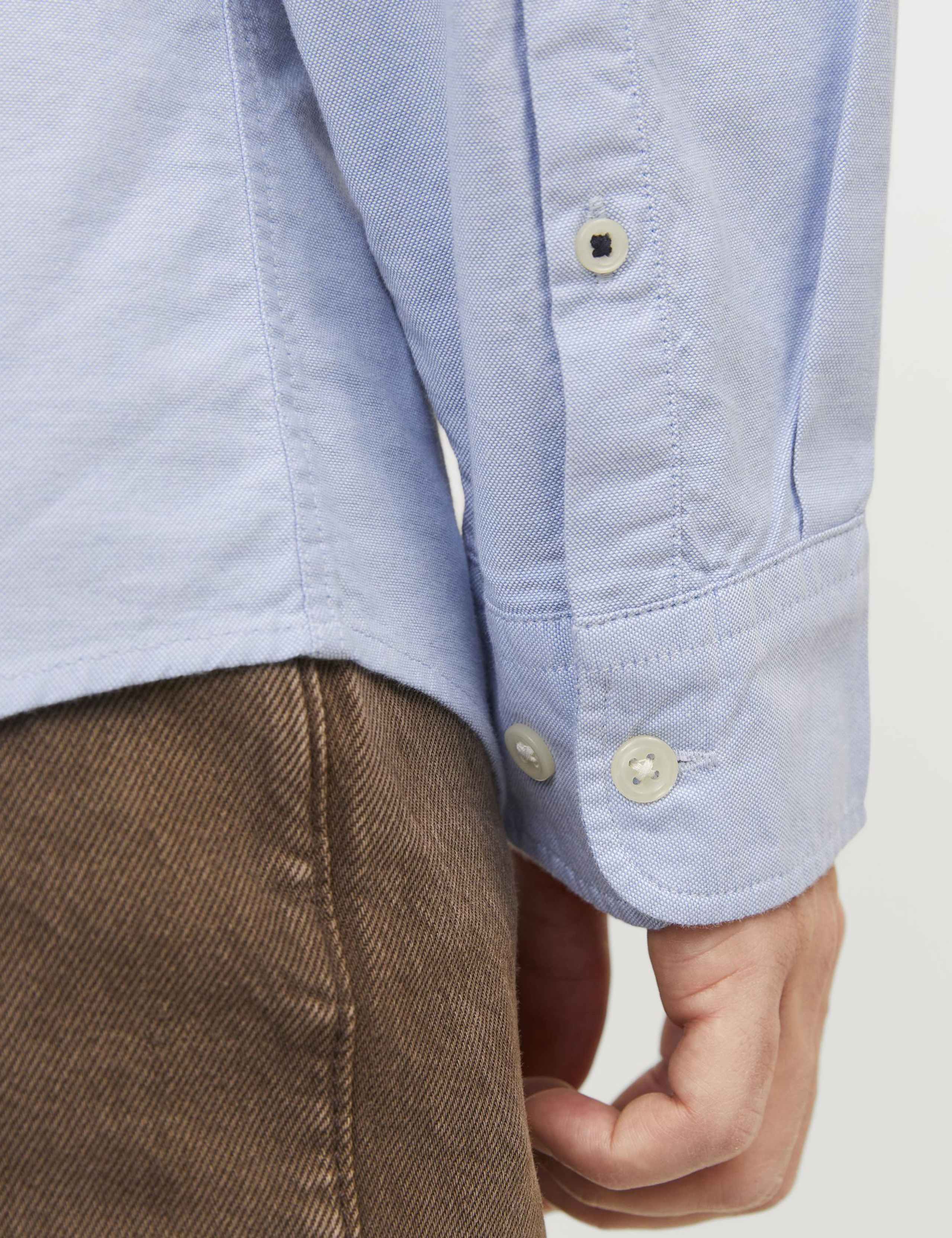 Slim Fit Pure Cotton Oxford Shirt 6 of 7