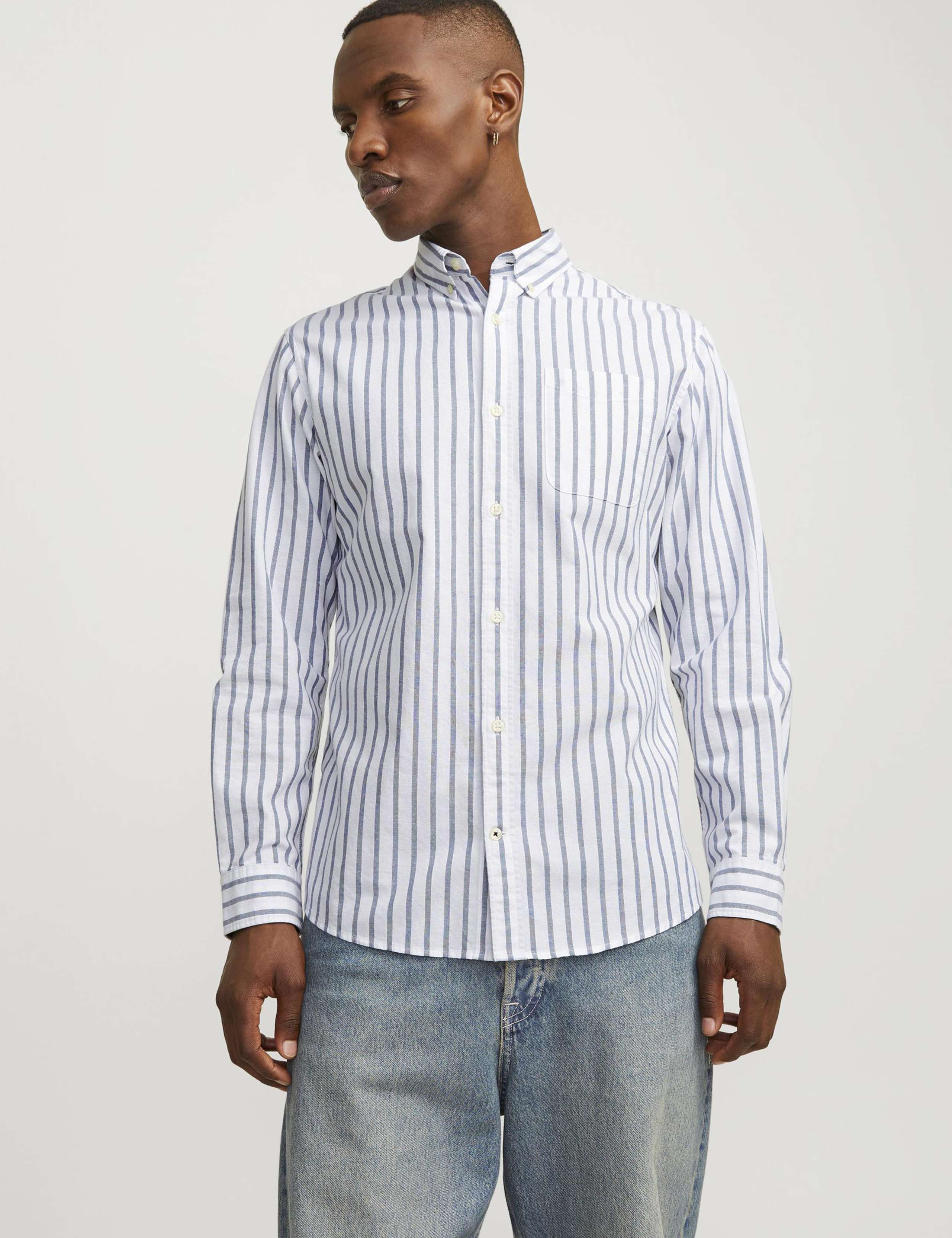 Slim Fit Pure Cotton Oxford Shirt 1 of 7