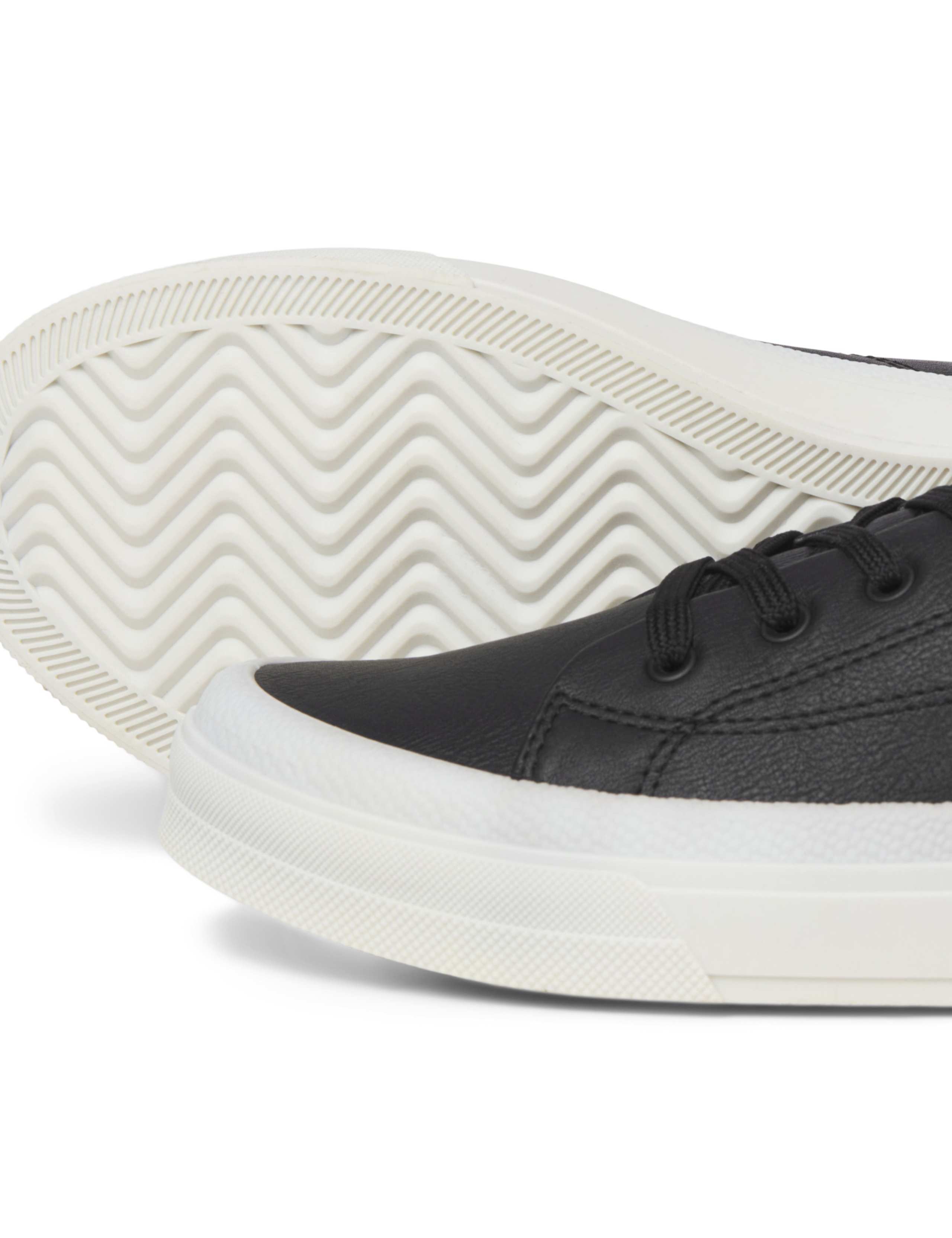 Faux Leather Lace Up Trainers 6 of 8