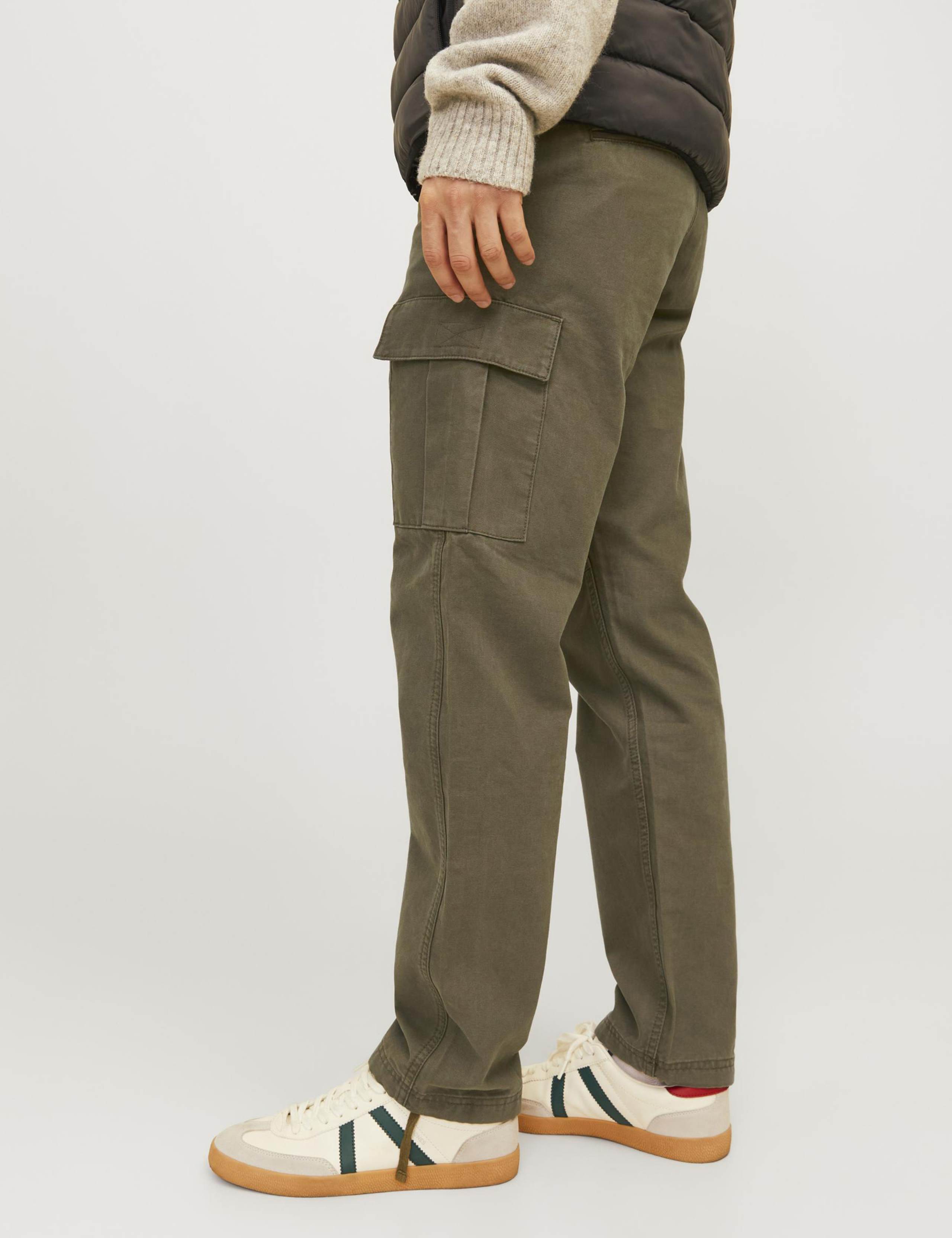 Regular Fit Pure Cotton Cargo Trousers 6 of 7