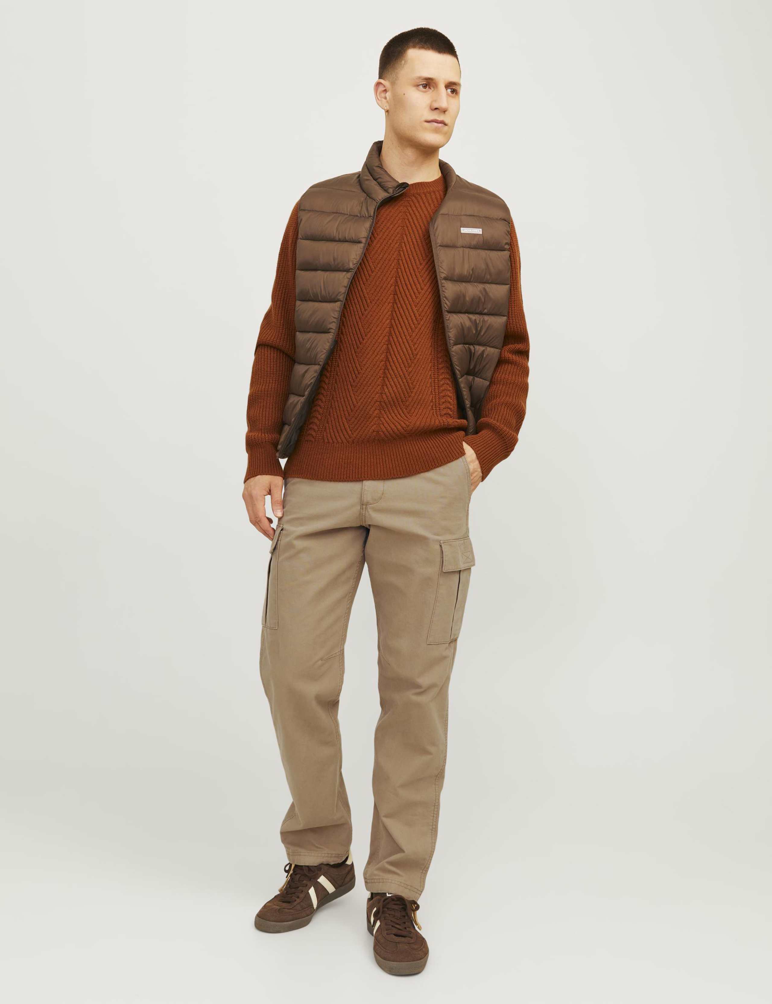 Regular Fit Pure Cotton Cargo Trousers 3 of 7