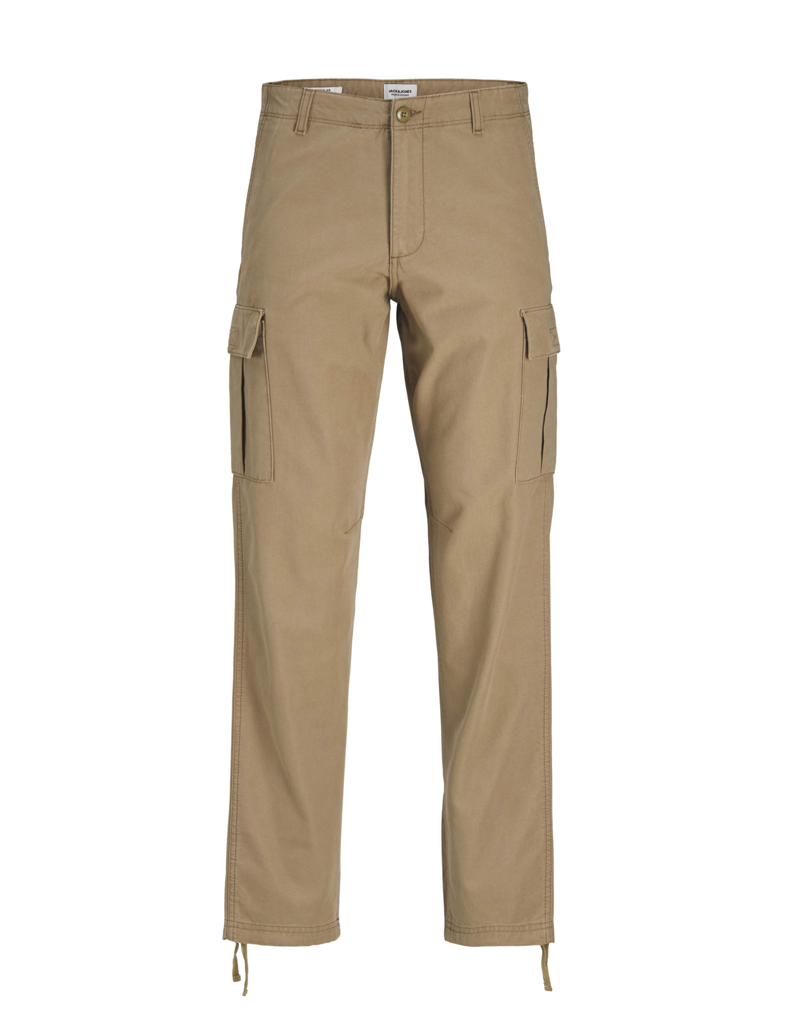 Regular Fit Pure Cotton Cargo Trousers 2 of 7