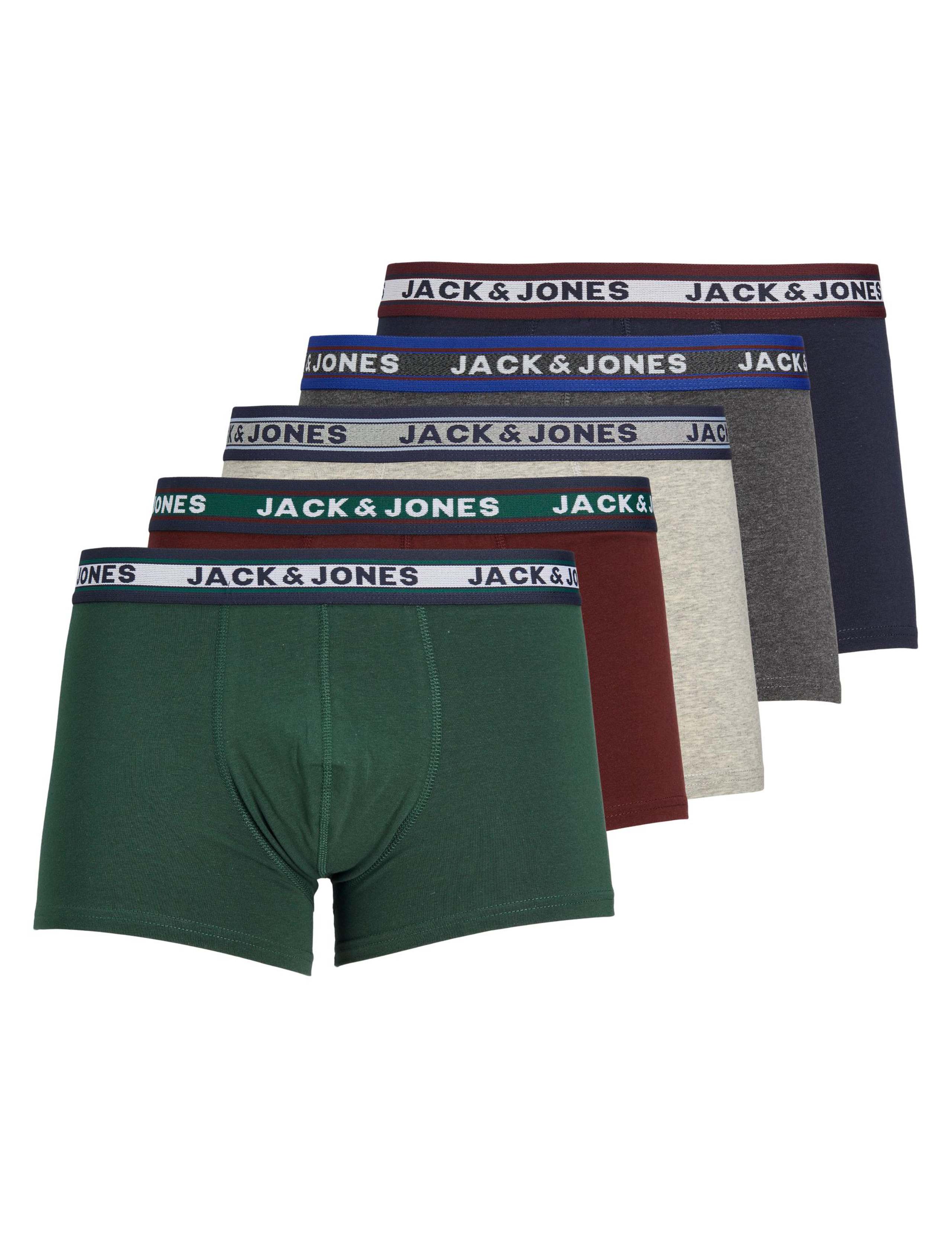 5 Pack Cotton Rich Trunks 1 of 4
