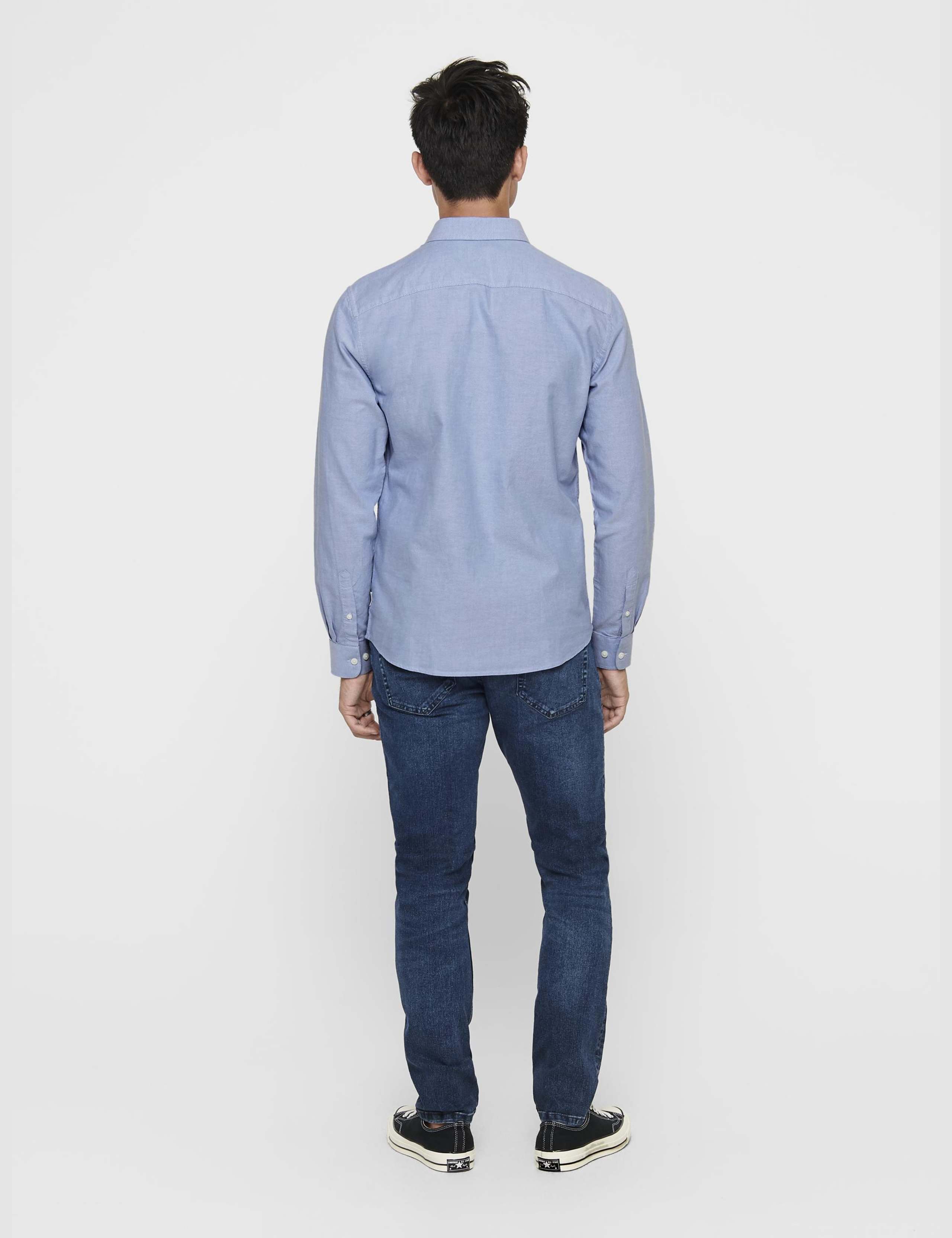Slim Fit Cotton Rich Oxford Shirt 5 of 5