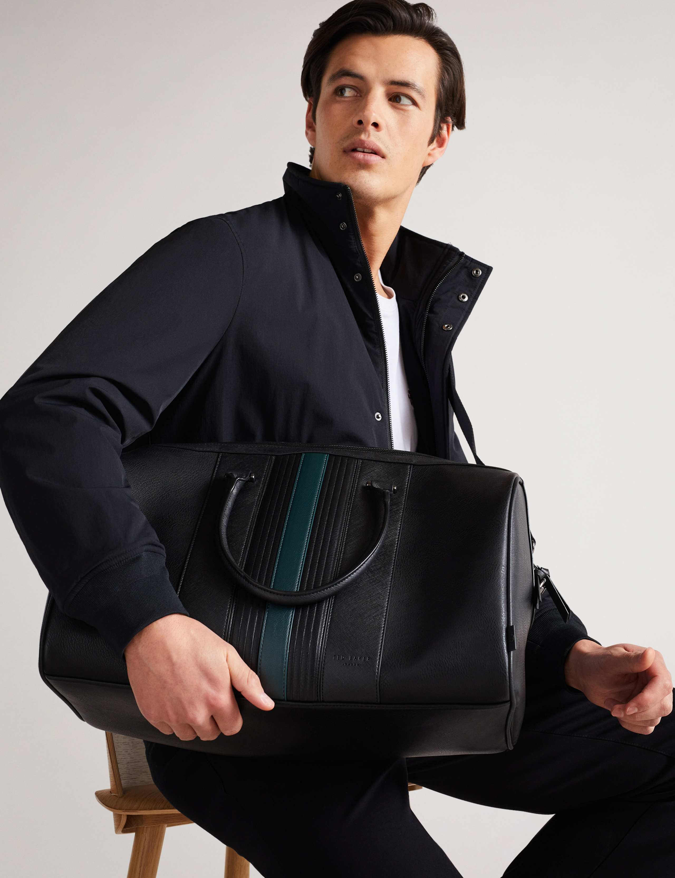 Leather Weekend Bag 1 of 3