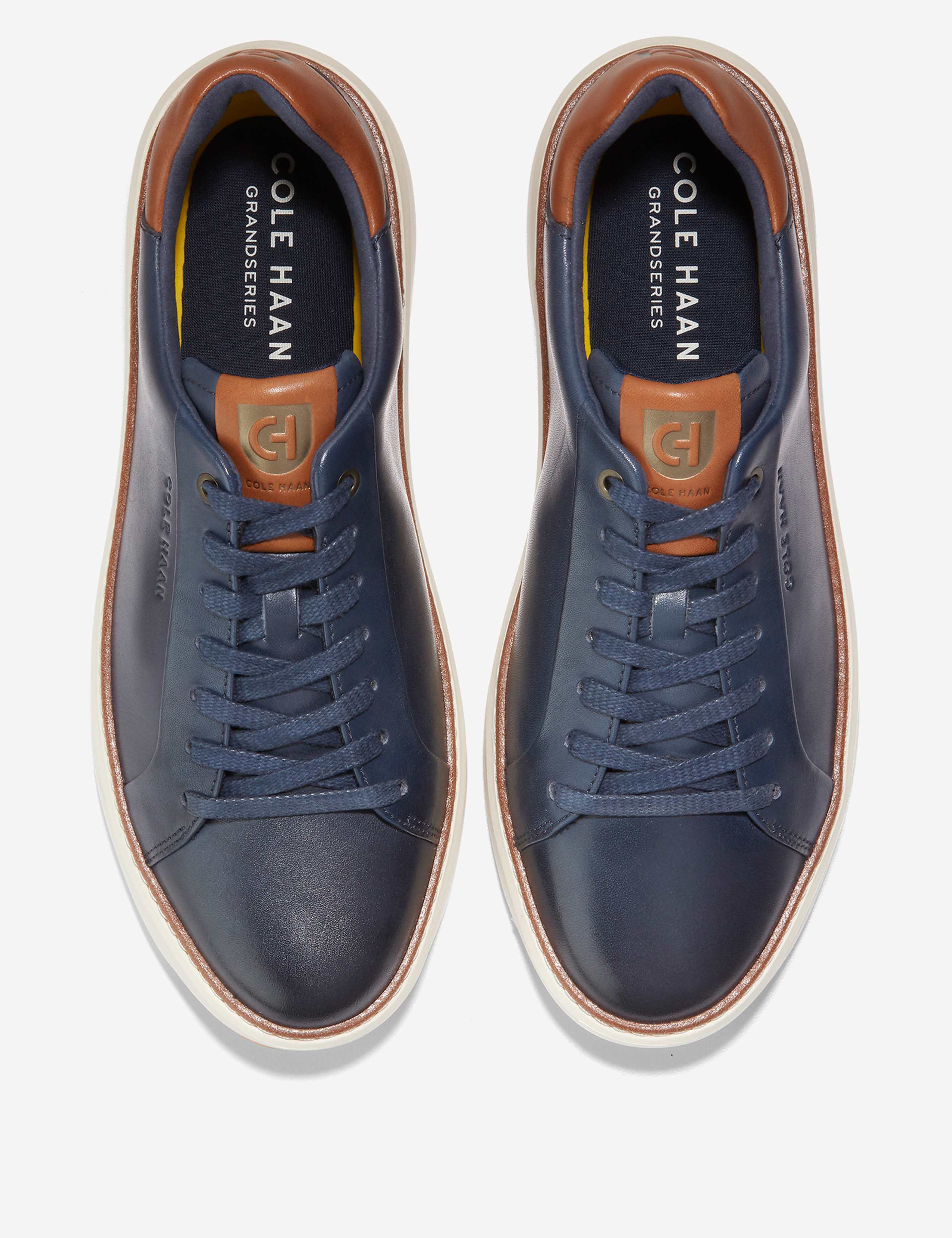 Grandpro Topspin Leather Lace Up Trainers 3 of 6