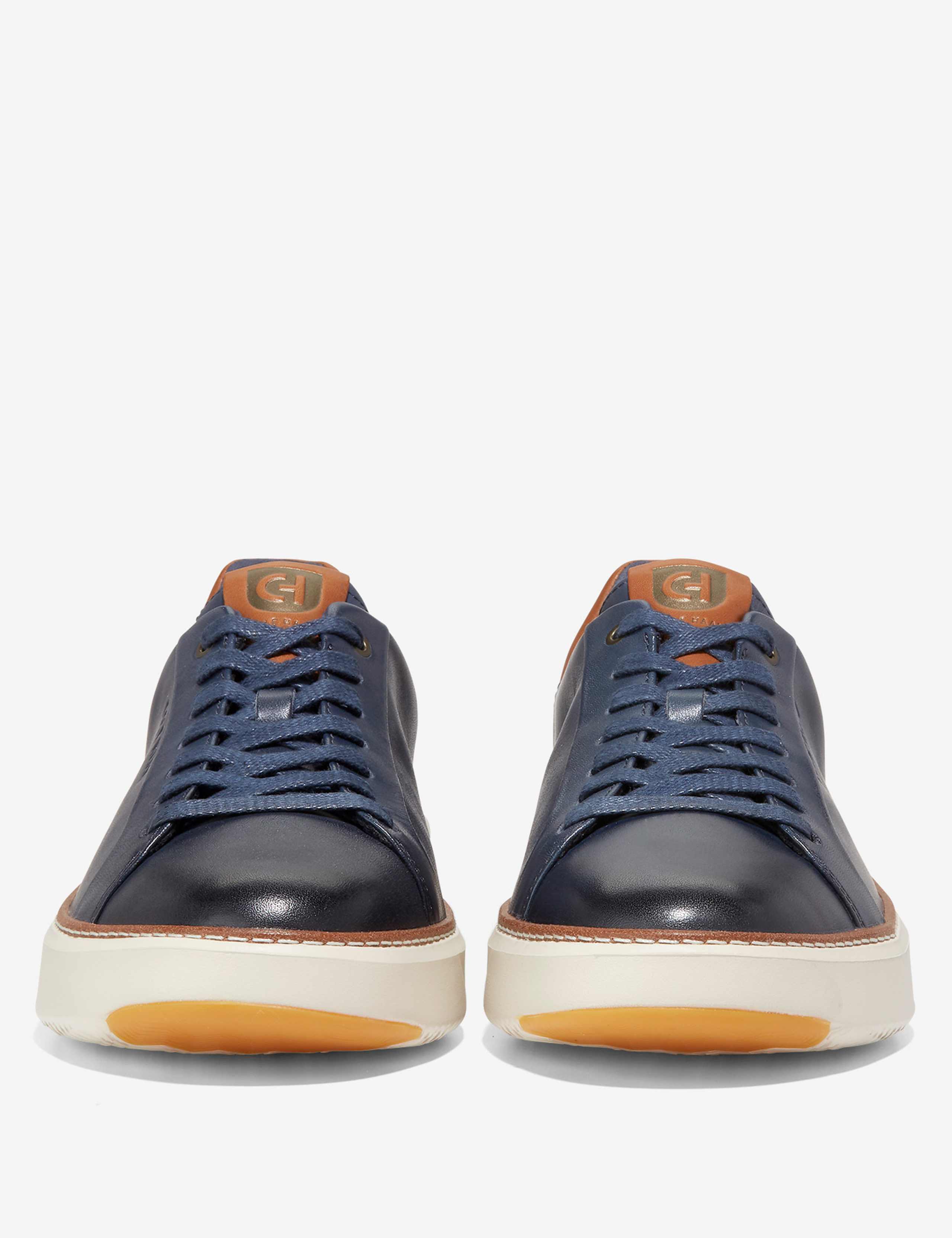 Grandpro Topspin Leather Lace Up Trainers 6 of 6