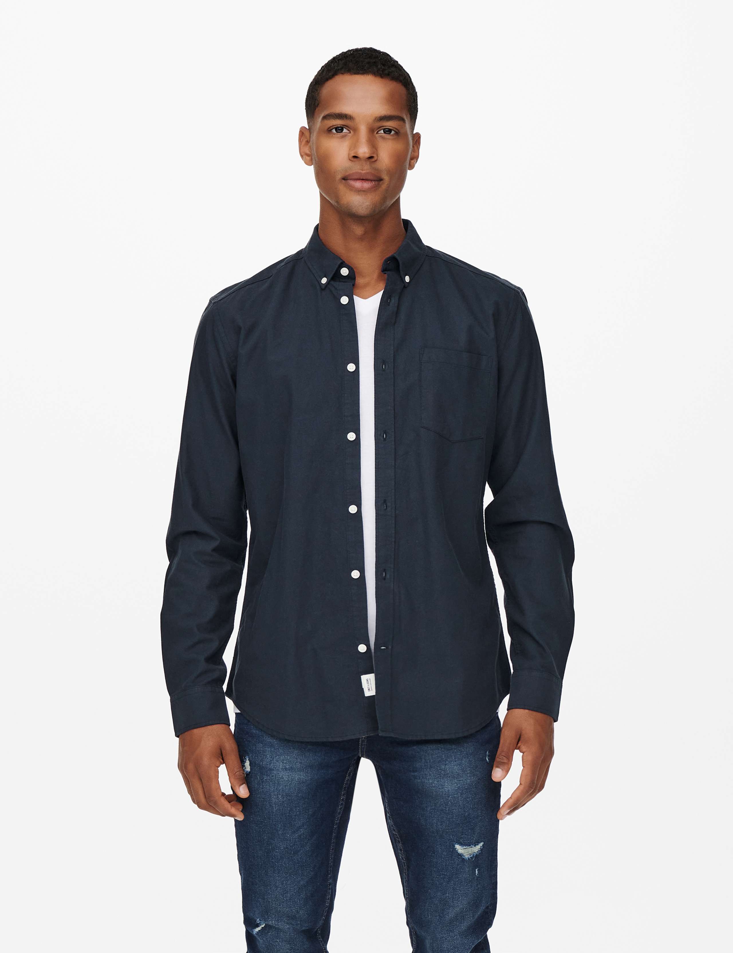 Regular Fit Pure Cotton Oxford Shirt 1 of 7
