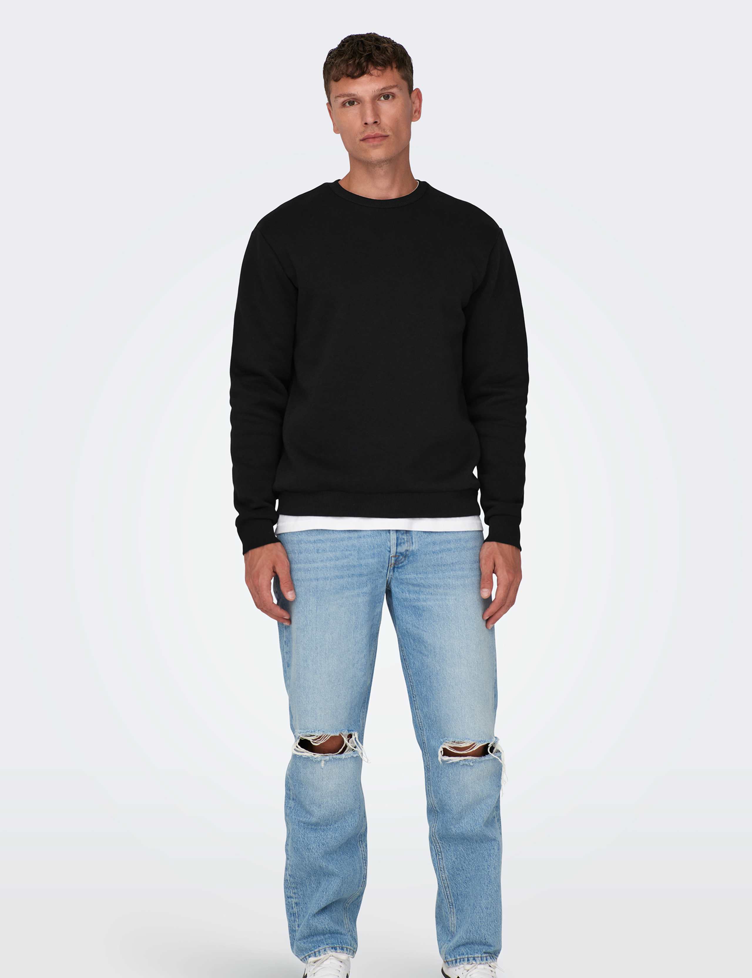 Cotton Rich Crew Neck Sweatshirt 3 of 7