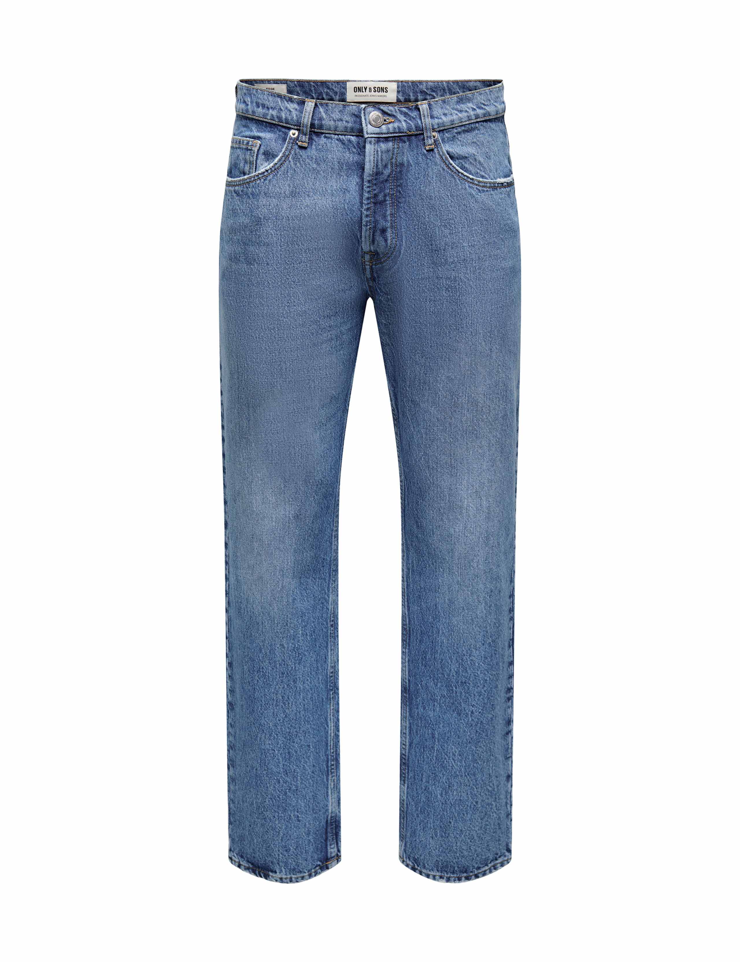 Straight Fit Pure Cotton 5 Pocket Jeans 2 of 7