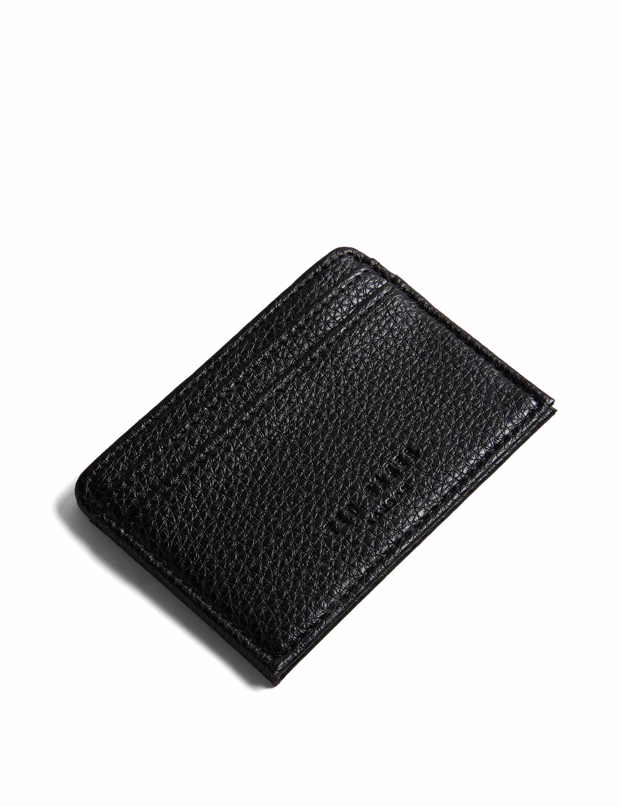 Leather Pebble Grain Card Holder 3 of 3