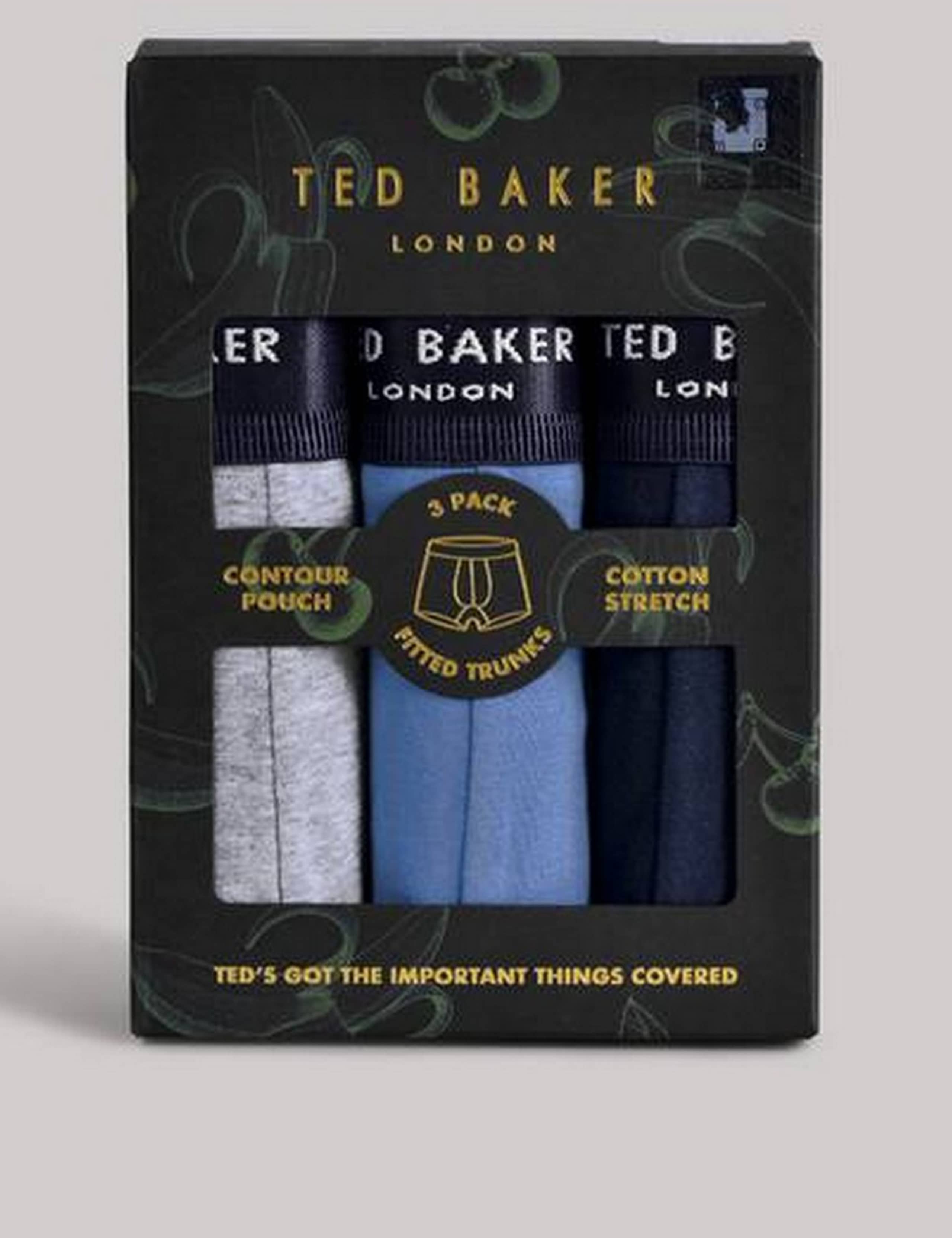 3pk Cotton Stretch Trunks 2 of 6