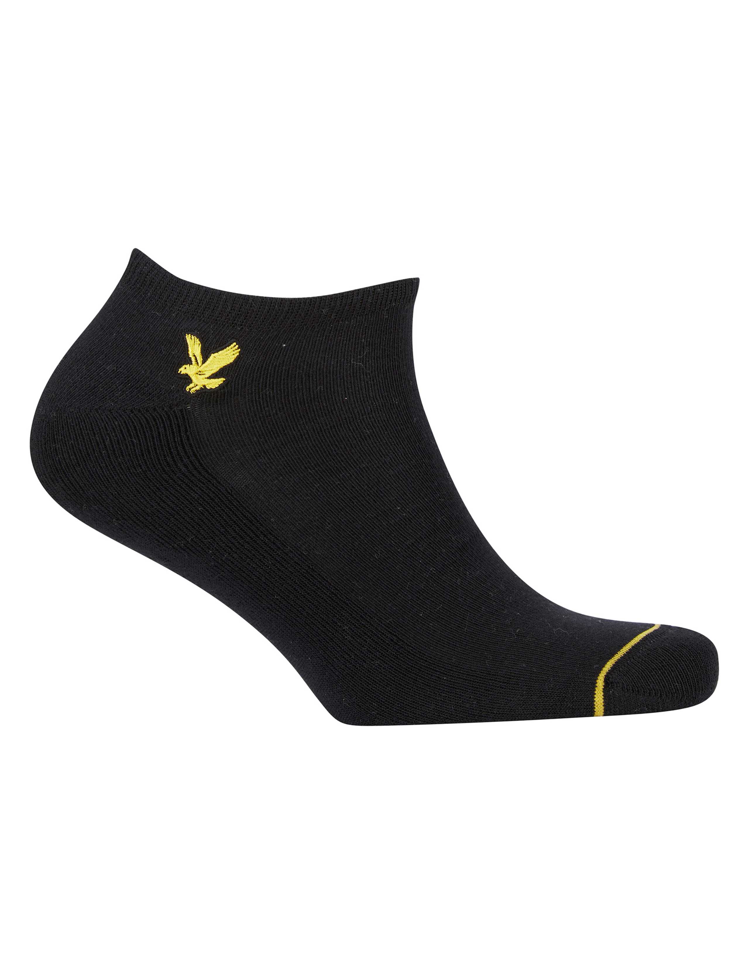5pk Cotton Rich Trainer Socks 2 of 5