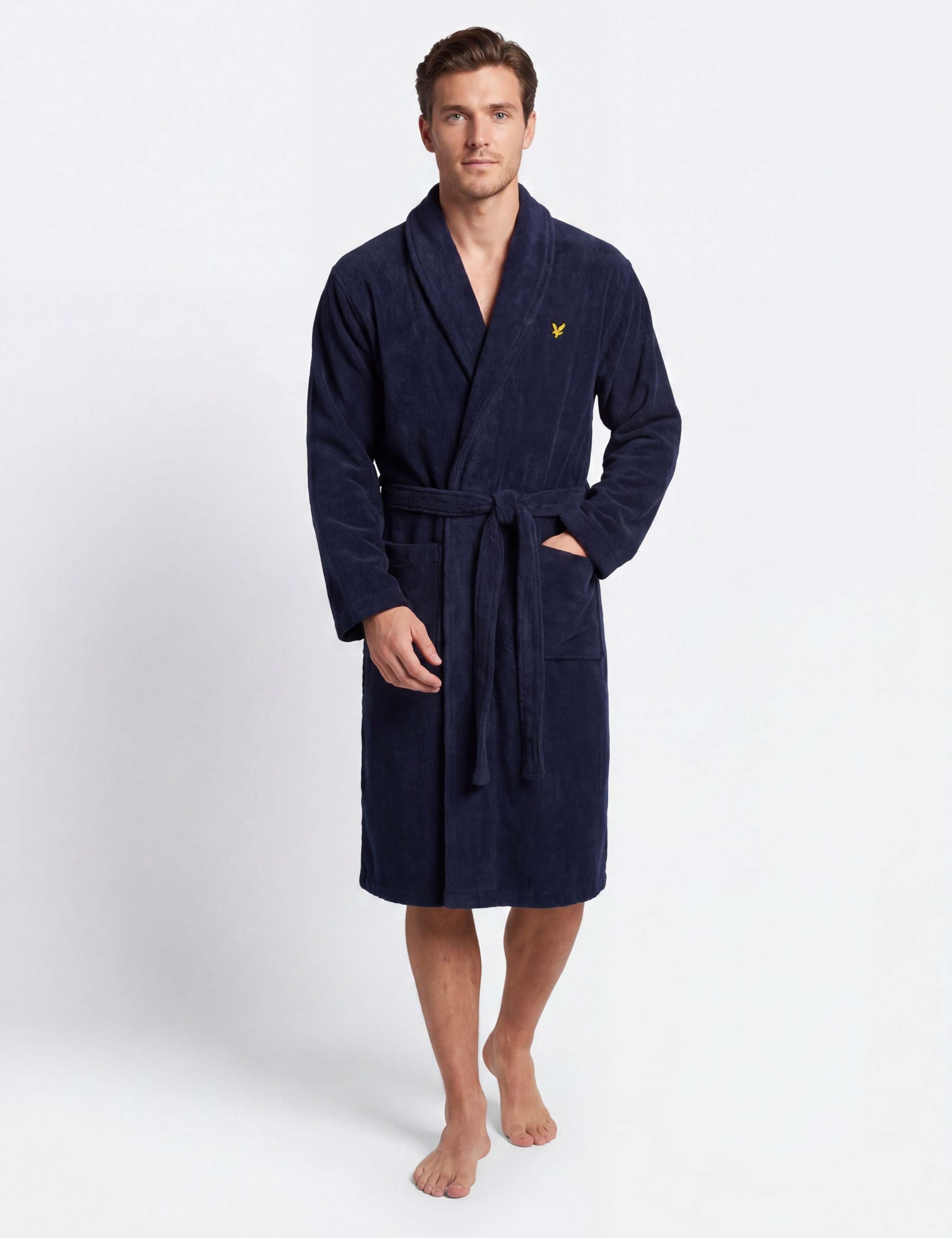 Cotton Blend Dressing Gown 1 of 5