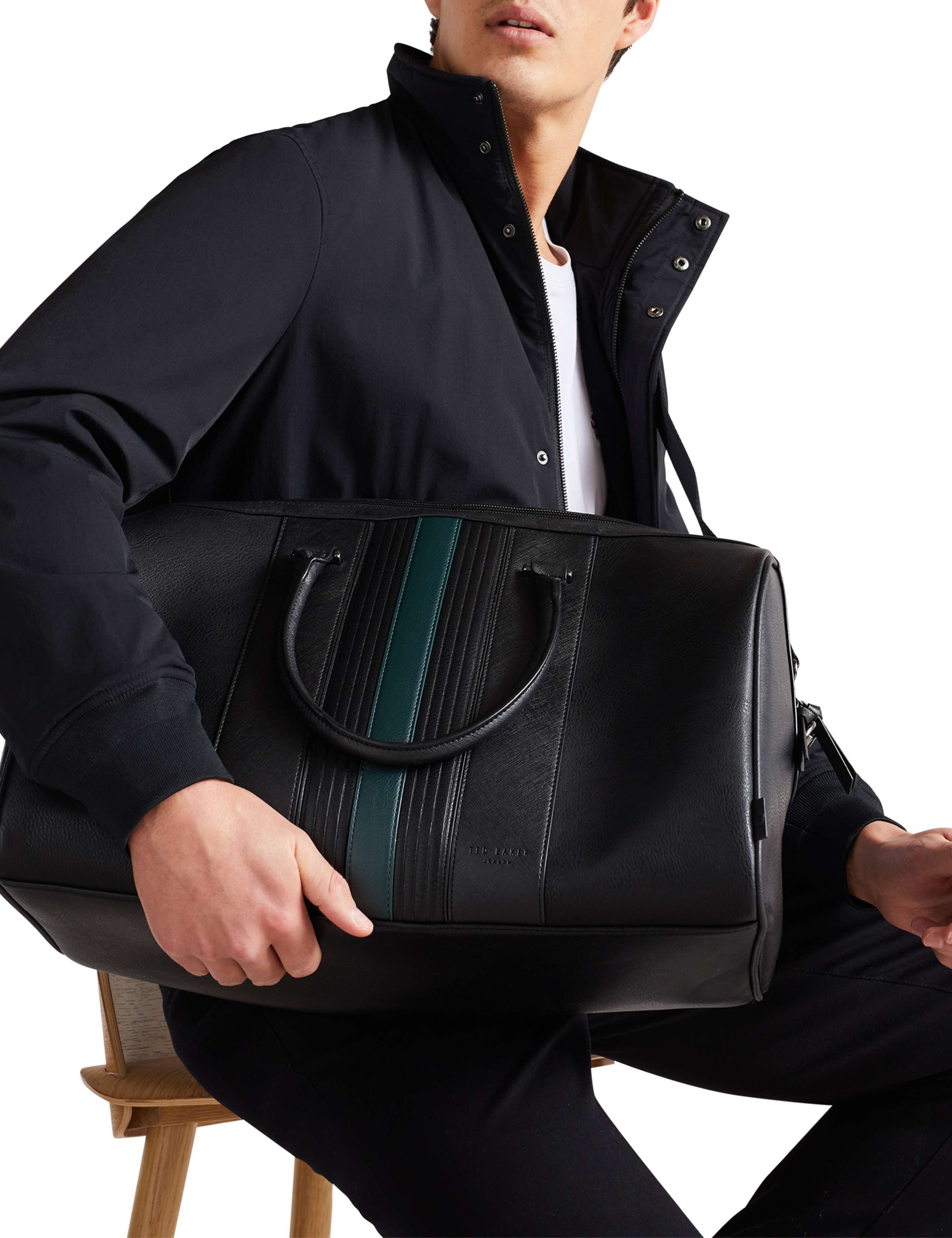 Textured Weekend Bag 6 of 6