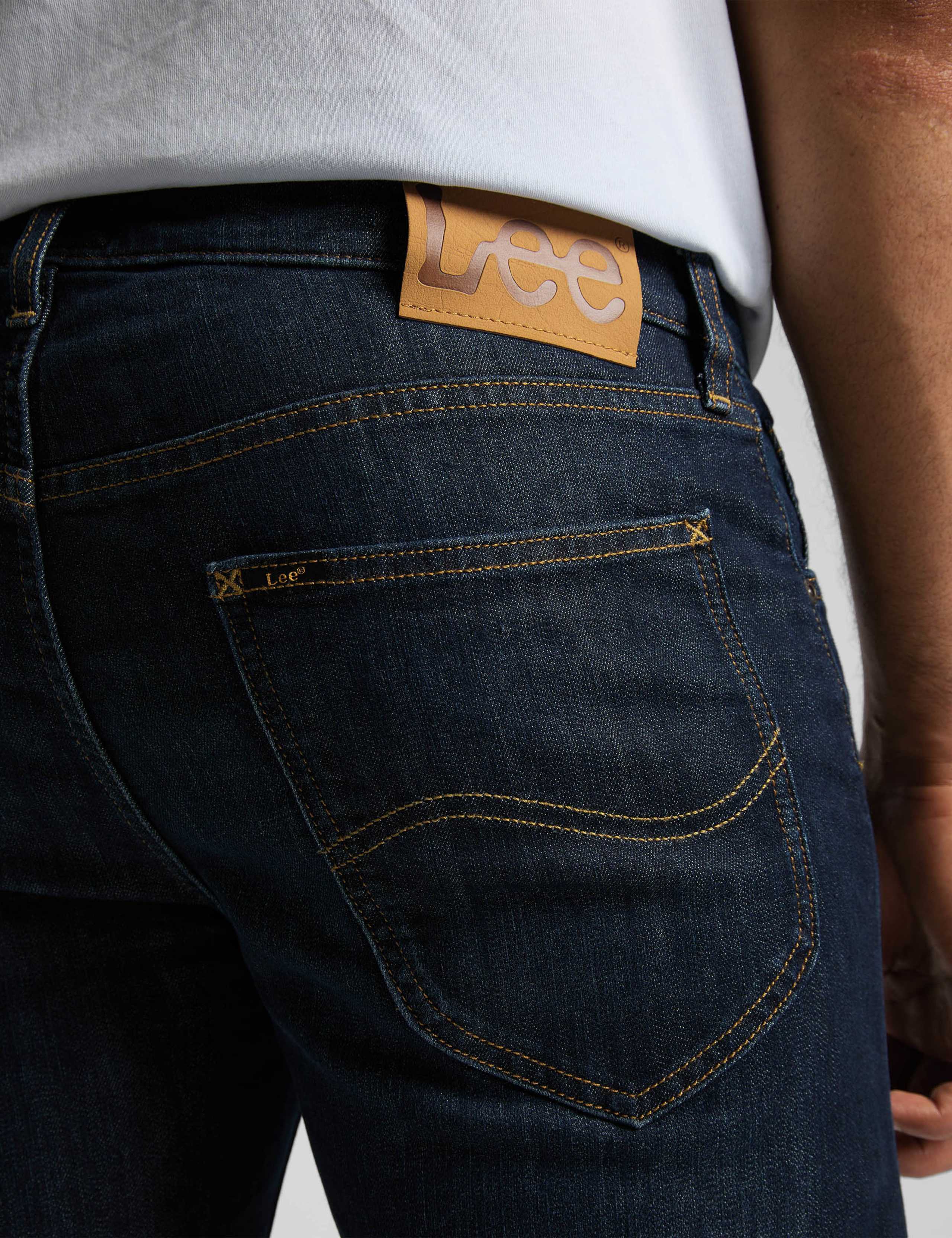 Straight Fit Daren 5 Pocket Stretch Jeans 5 of 5