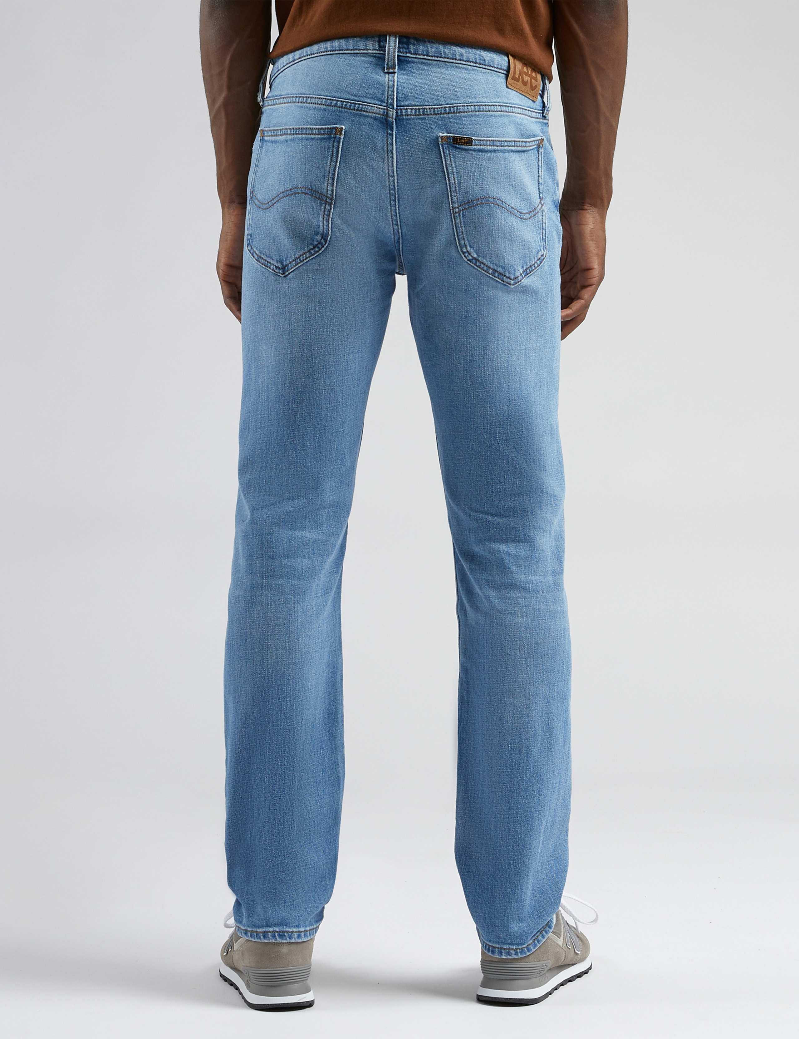 Straight Fit 5 Pocket Stretch Jeans 2 of 5