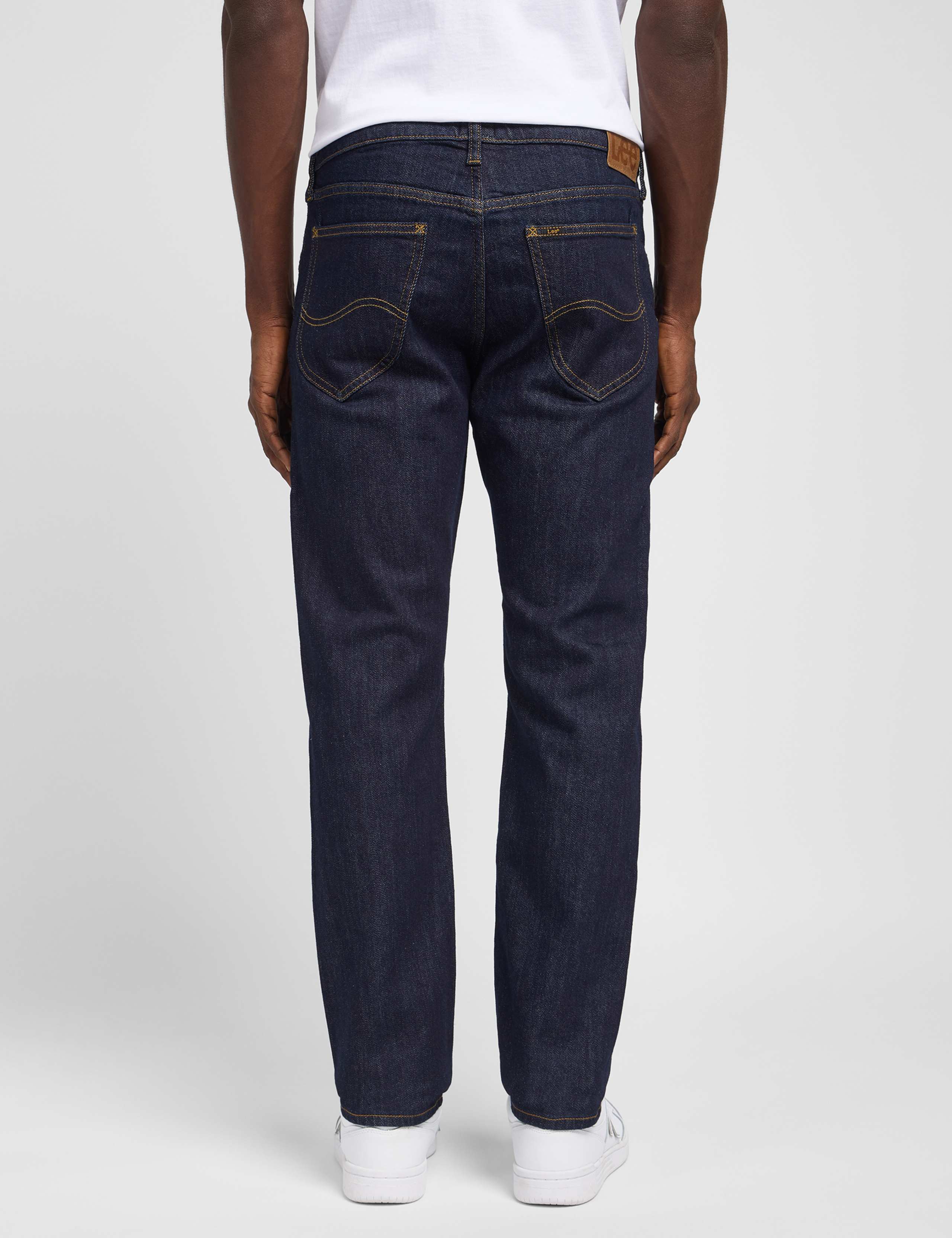 Indigo Dyed Regular Straight Fit Jeans 3 of 6