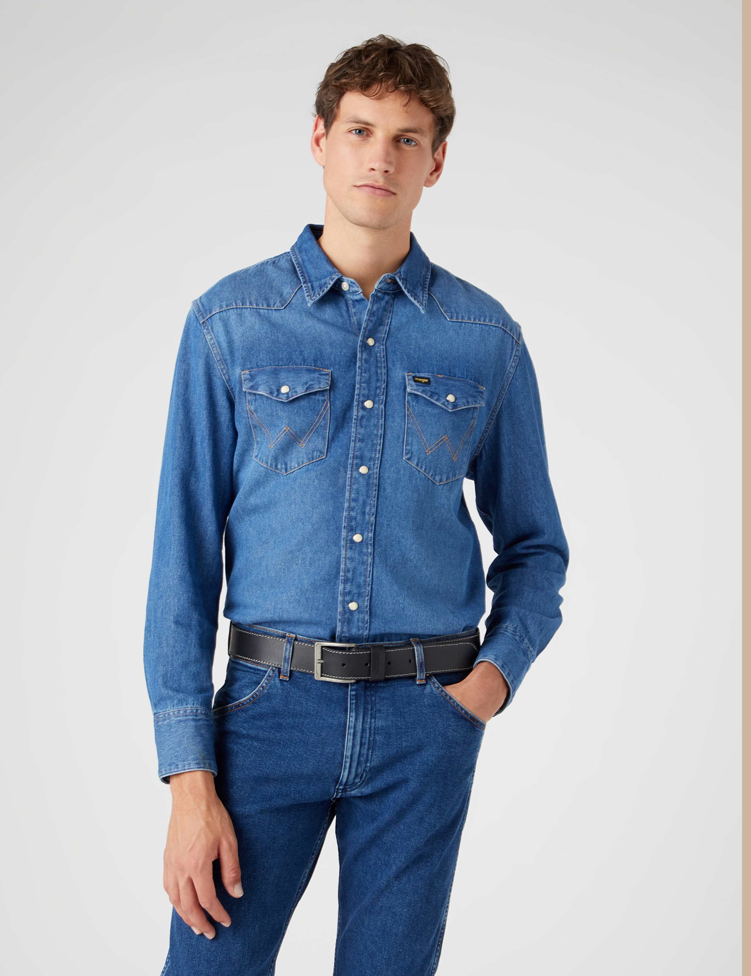 Leather Stitch Detail Belt 3 of 4