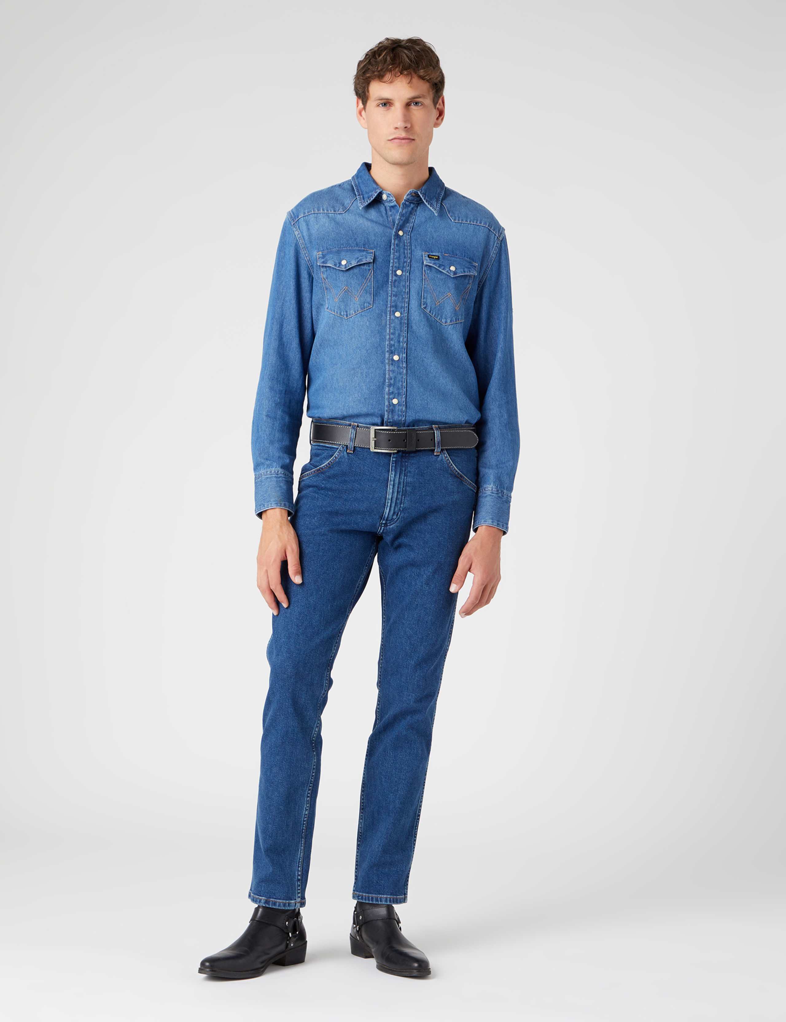 Leather Stitch Detail Belt 4 of 4