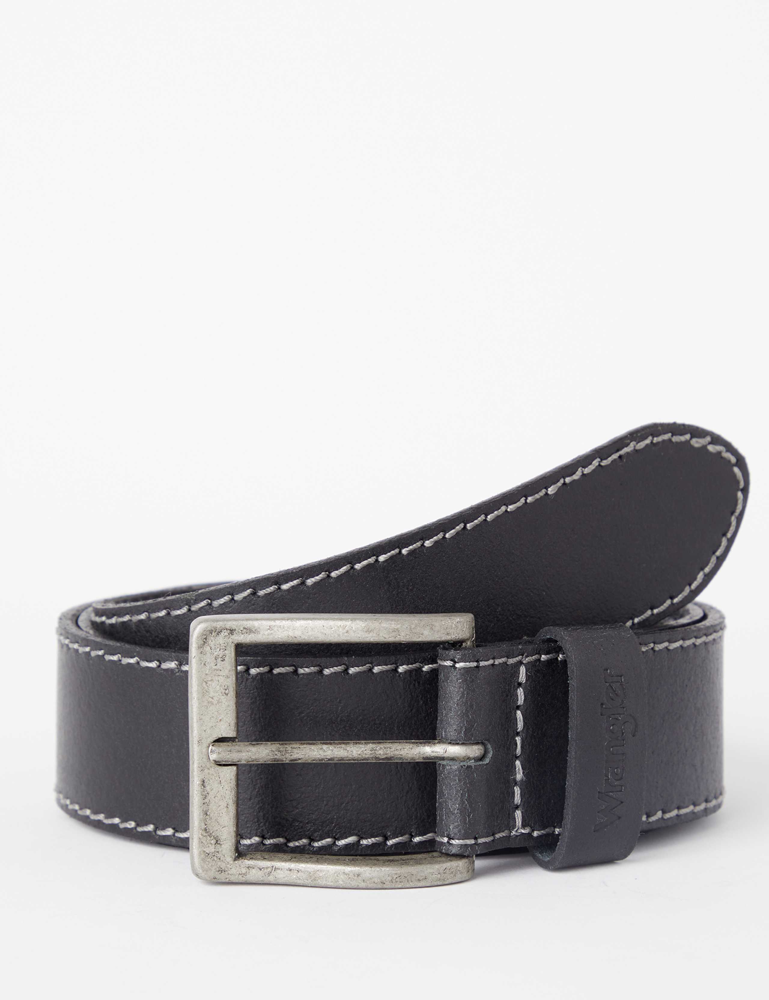 Leather Stitch Detail Belt 2 of 4