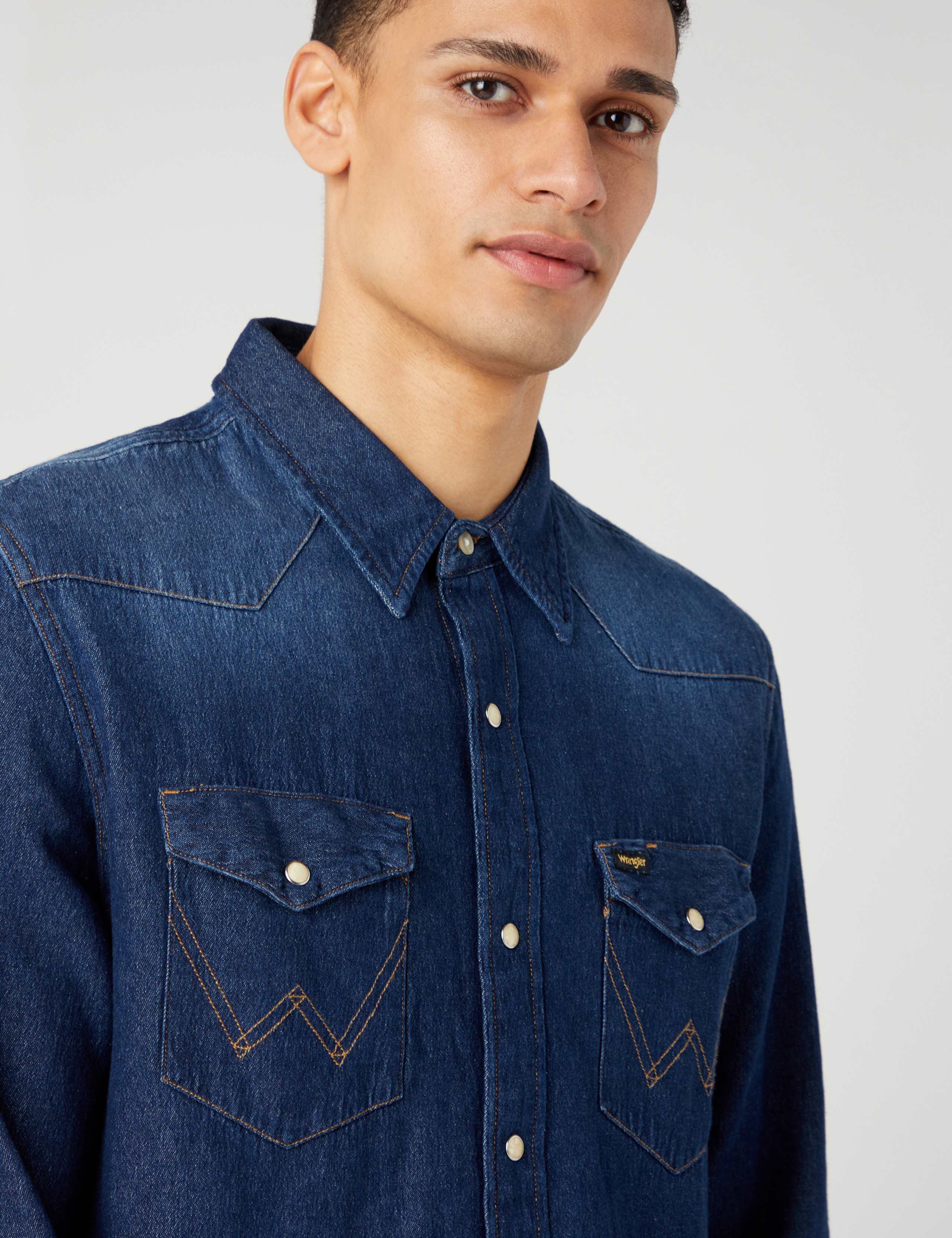 Denim Western Shirt 5 of 5