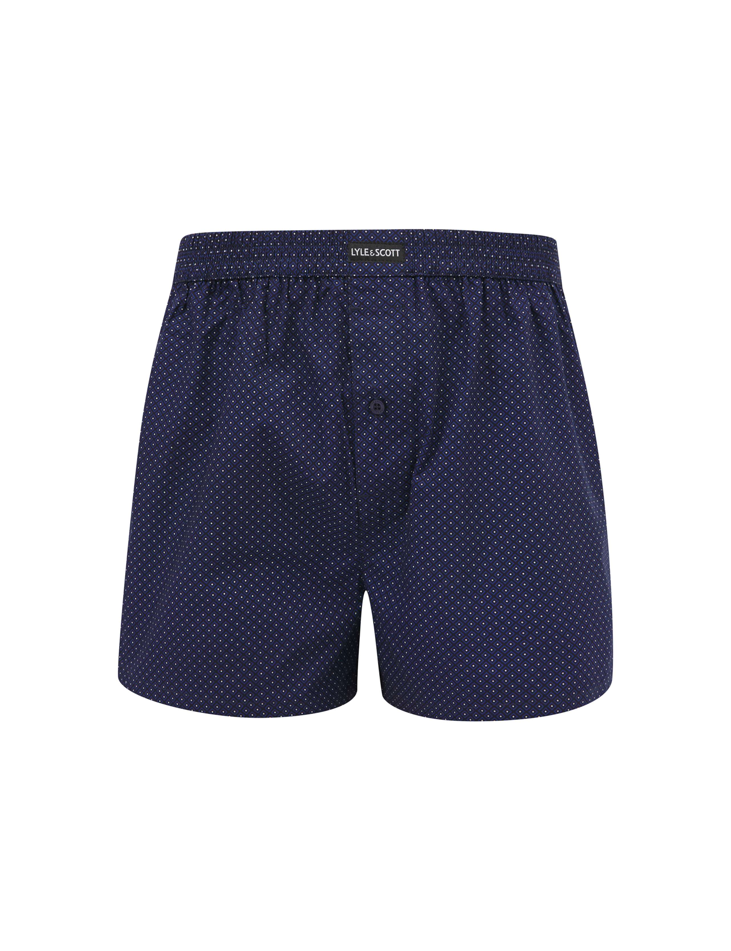 3pk Pure Cotton Assorted Woven Boxers 3 of 4