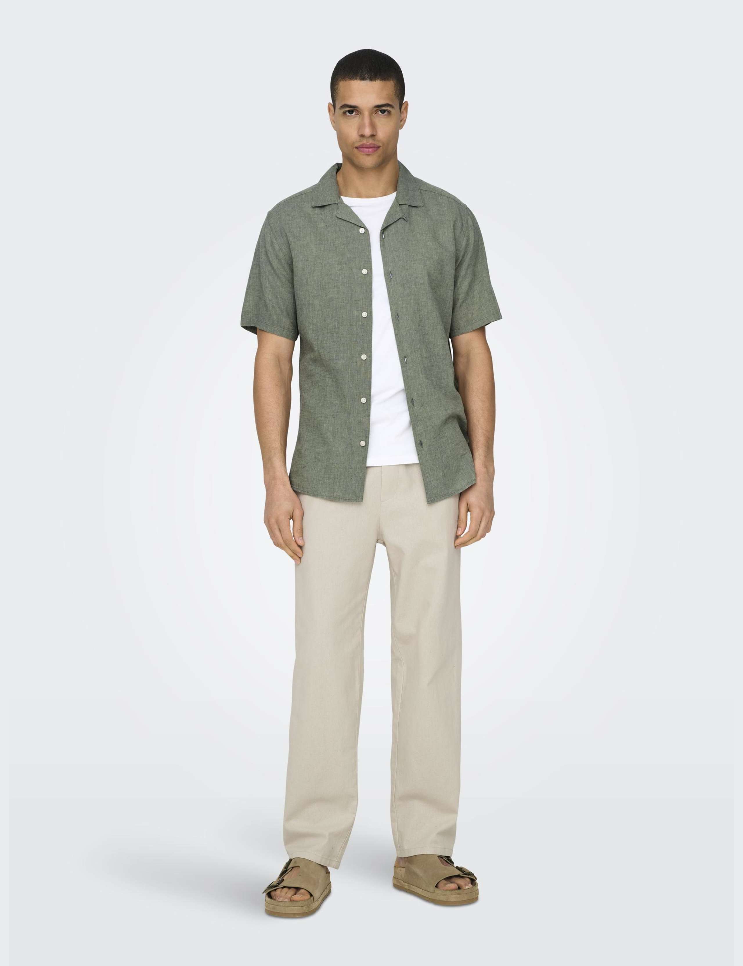 Cotton Linen Blend Shirt 3 of 6