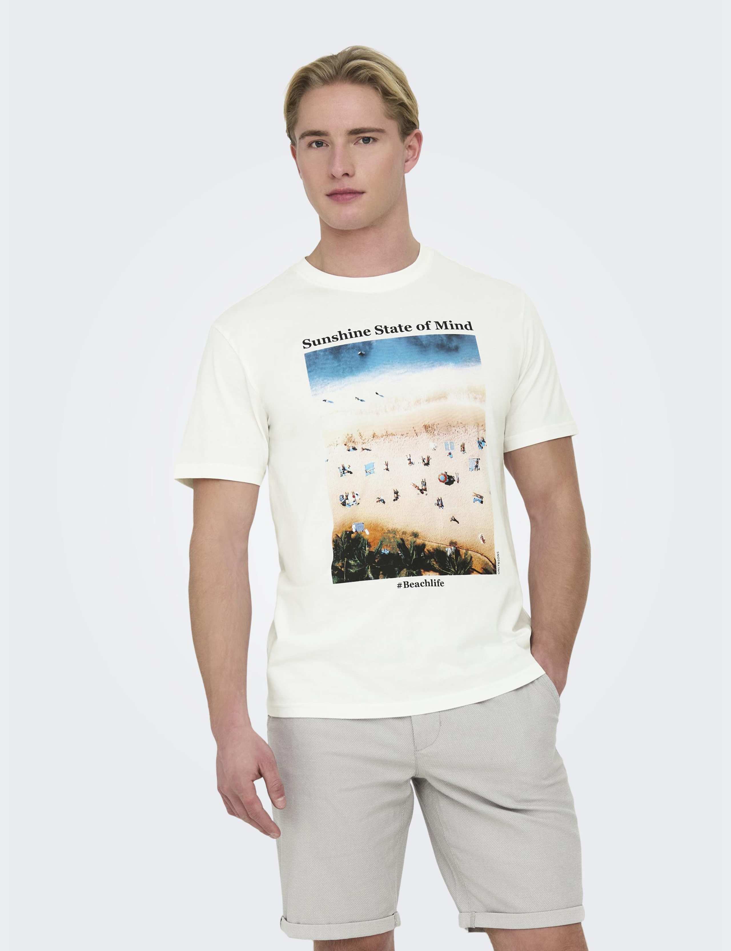 Pure Cotton Palm Tree T-Shirt 1 of 6