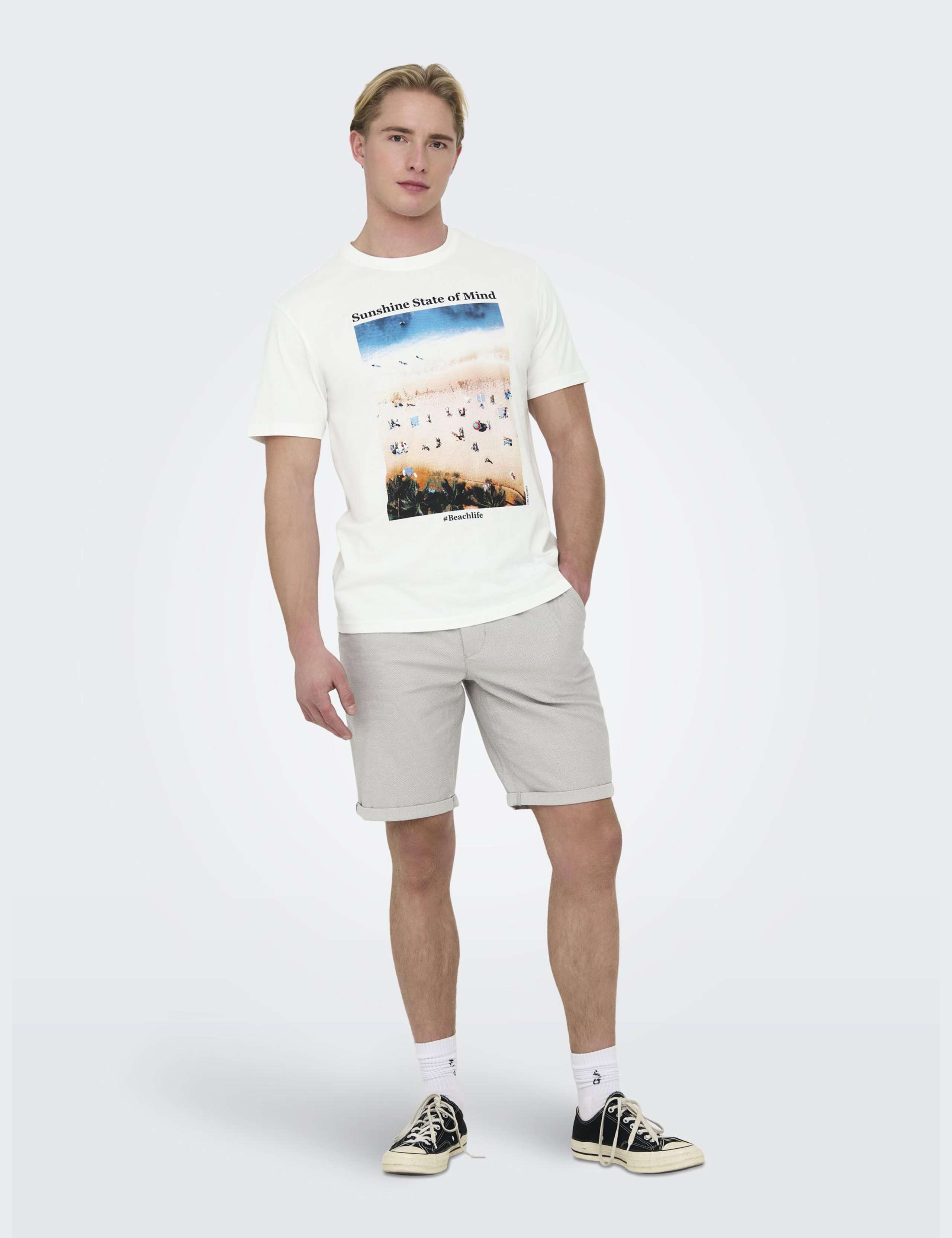 Pure Cotton Palm Tree T-Shirt 3 of 6
