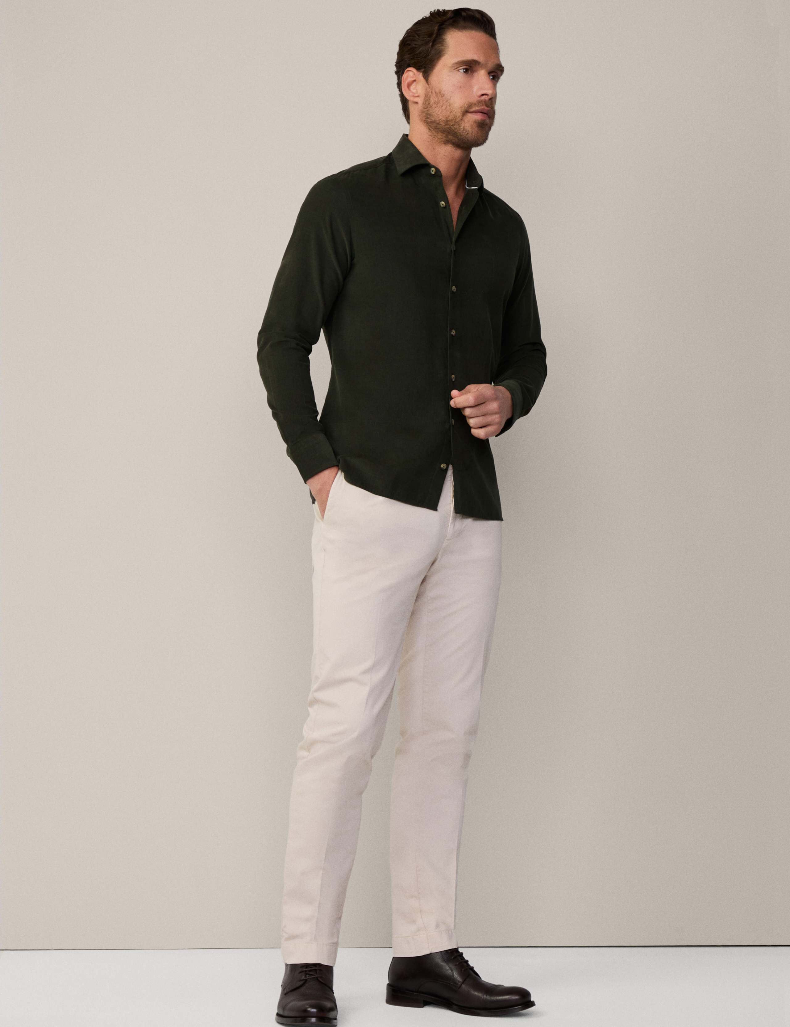 Slim Fit Pure Cotton Chinos 4 of 6