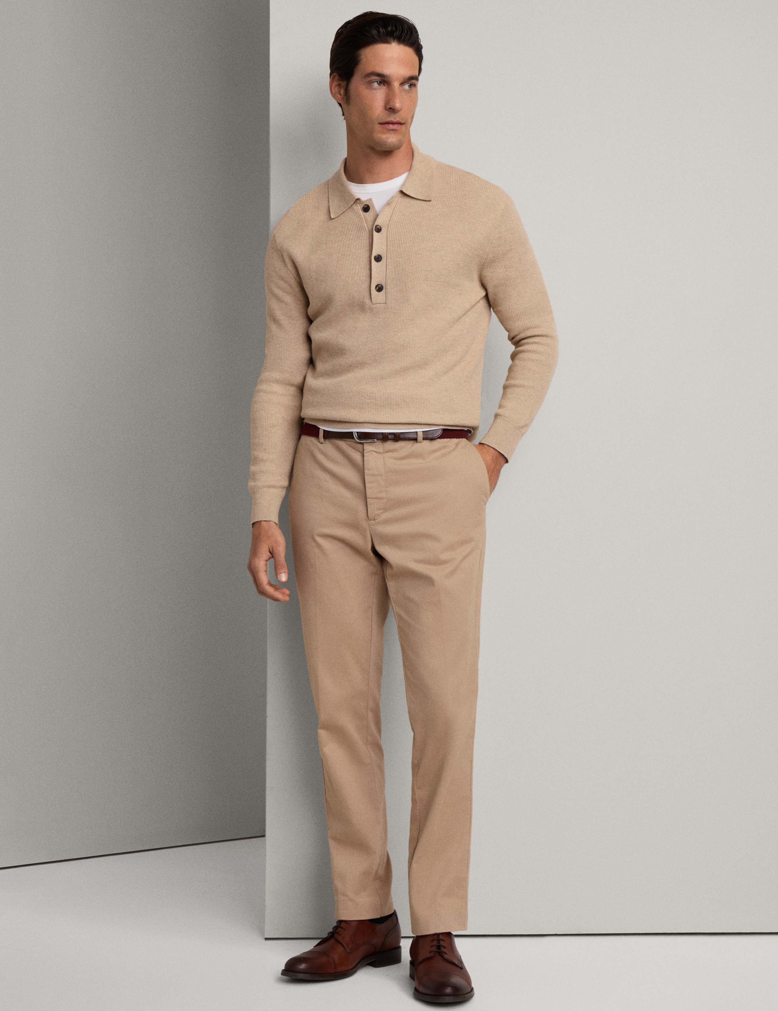 Slim Fit Pure Cotton Chinos 5 of 7