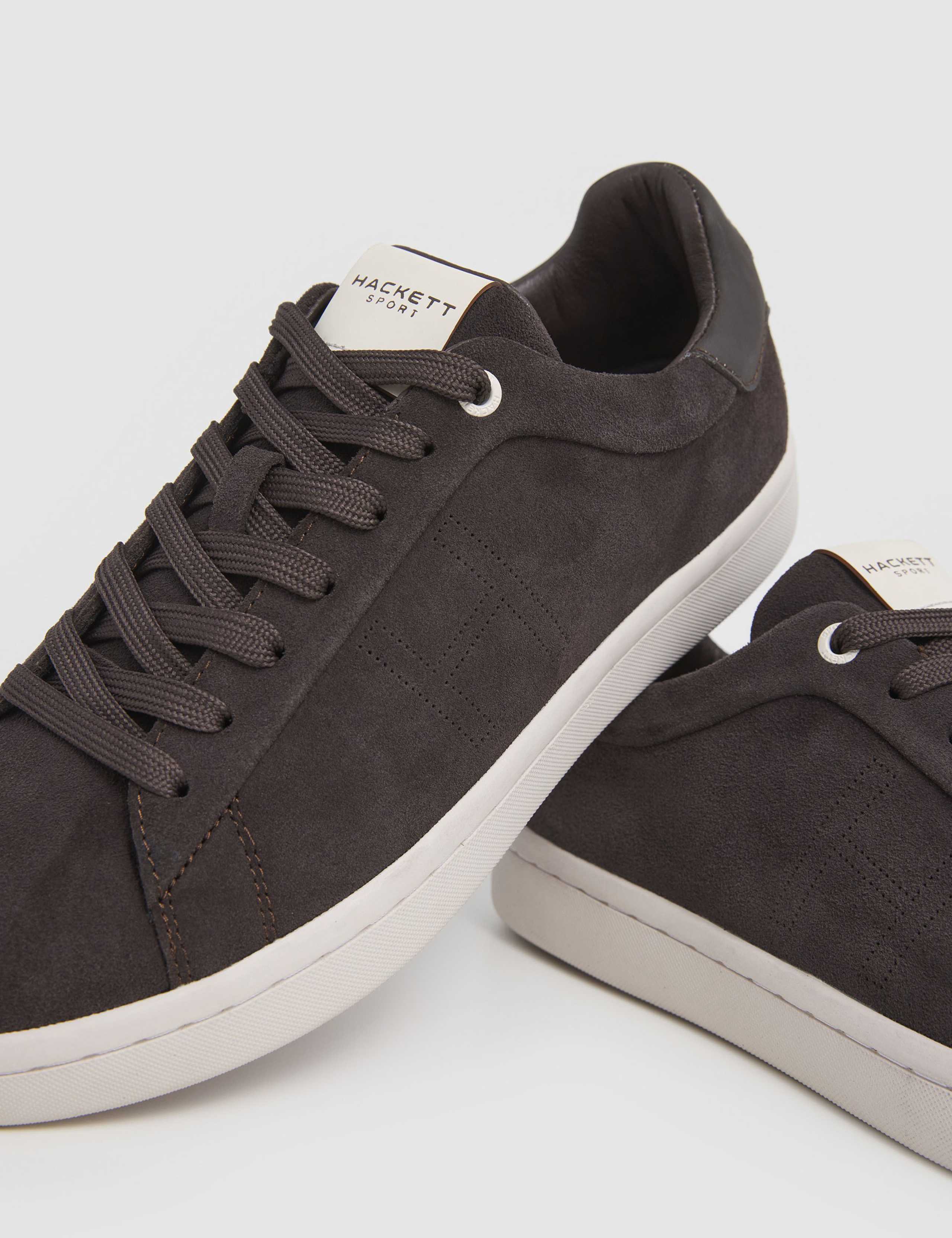 Leather Lace Up Trainers 5 of 6