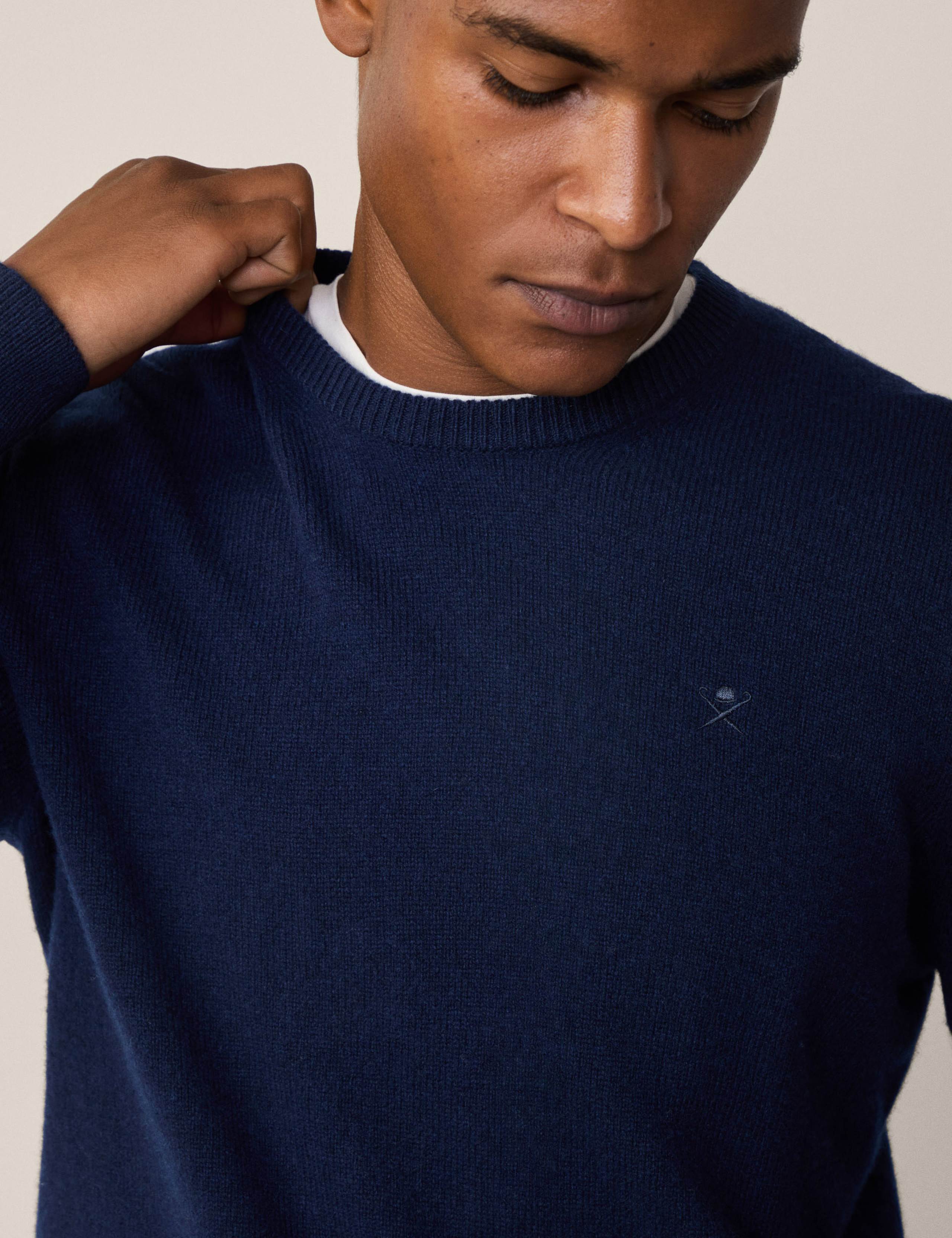 Pure Lambswool Crew Neck Jumper 3 of 5