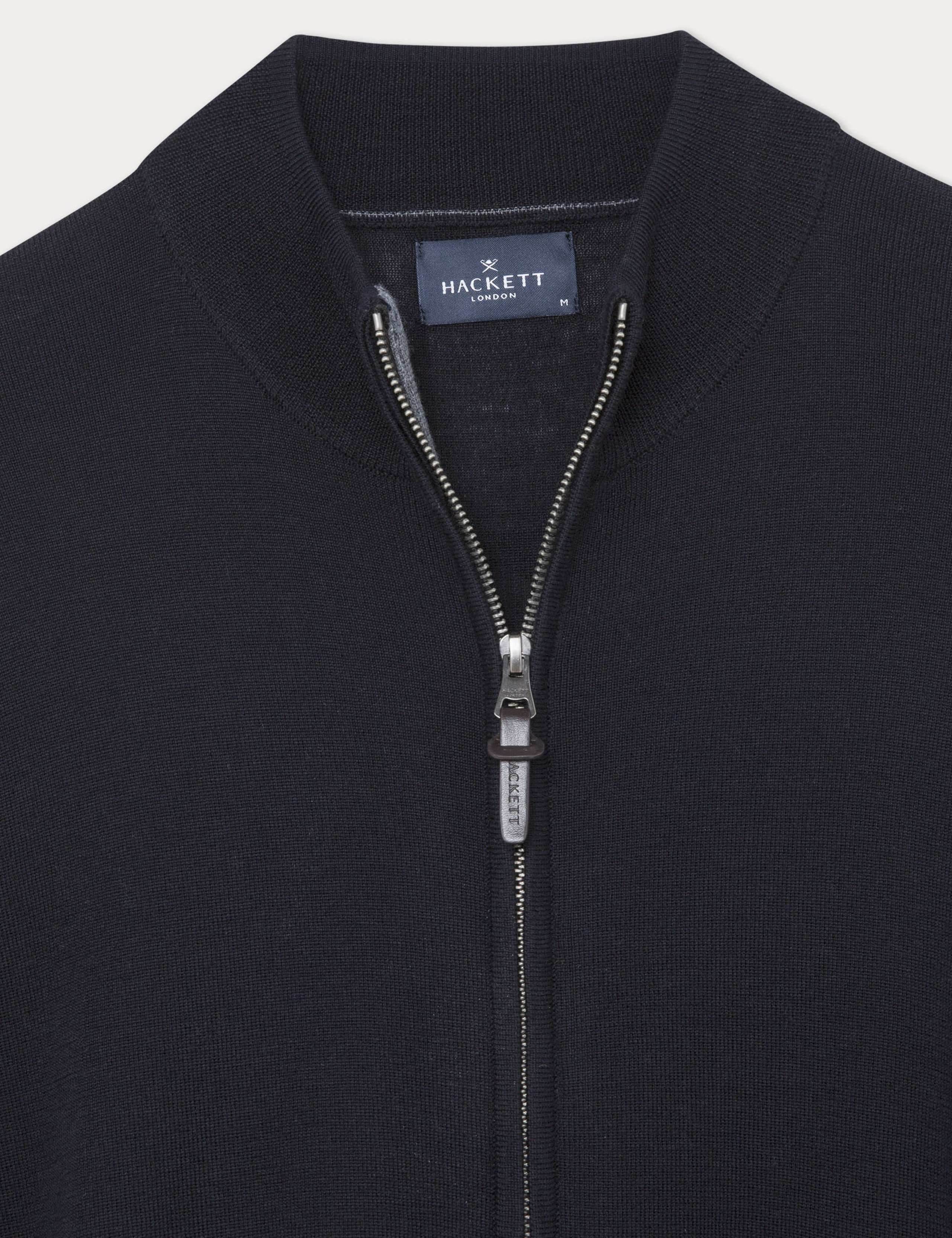 Pure Wool High Neck Zip Up Jumper 9 of 9