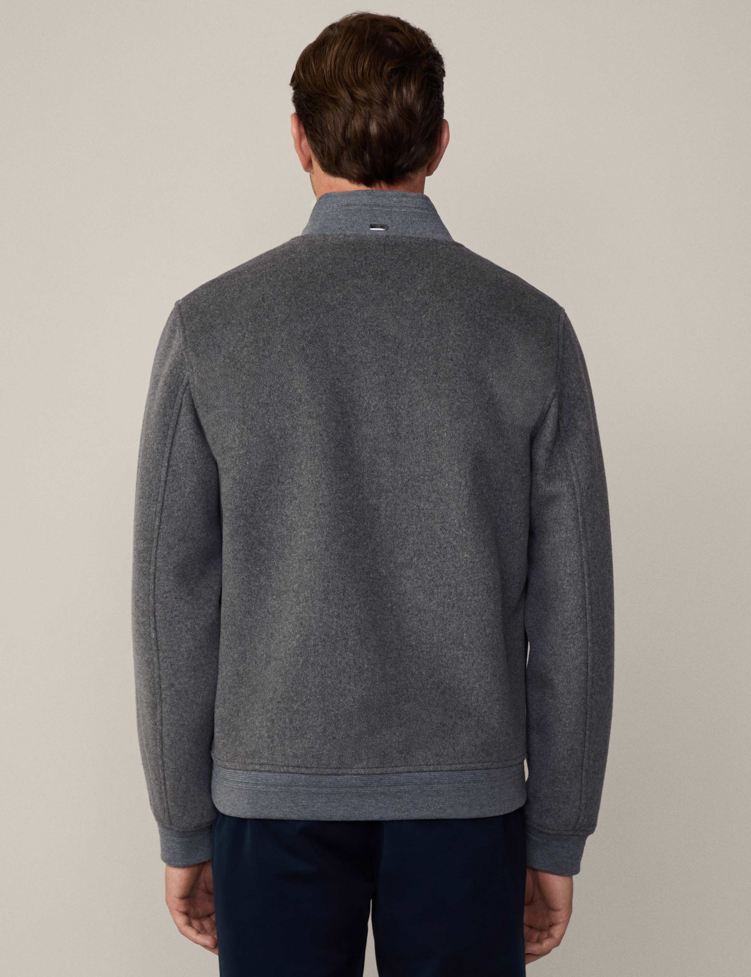 Wool Blend Bomber Jacket 5 of 10