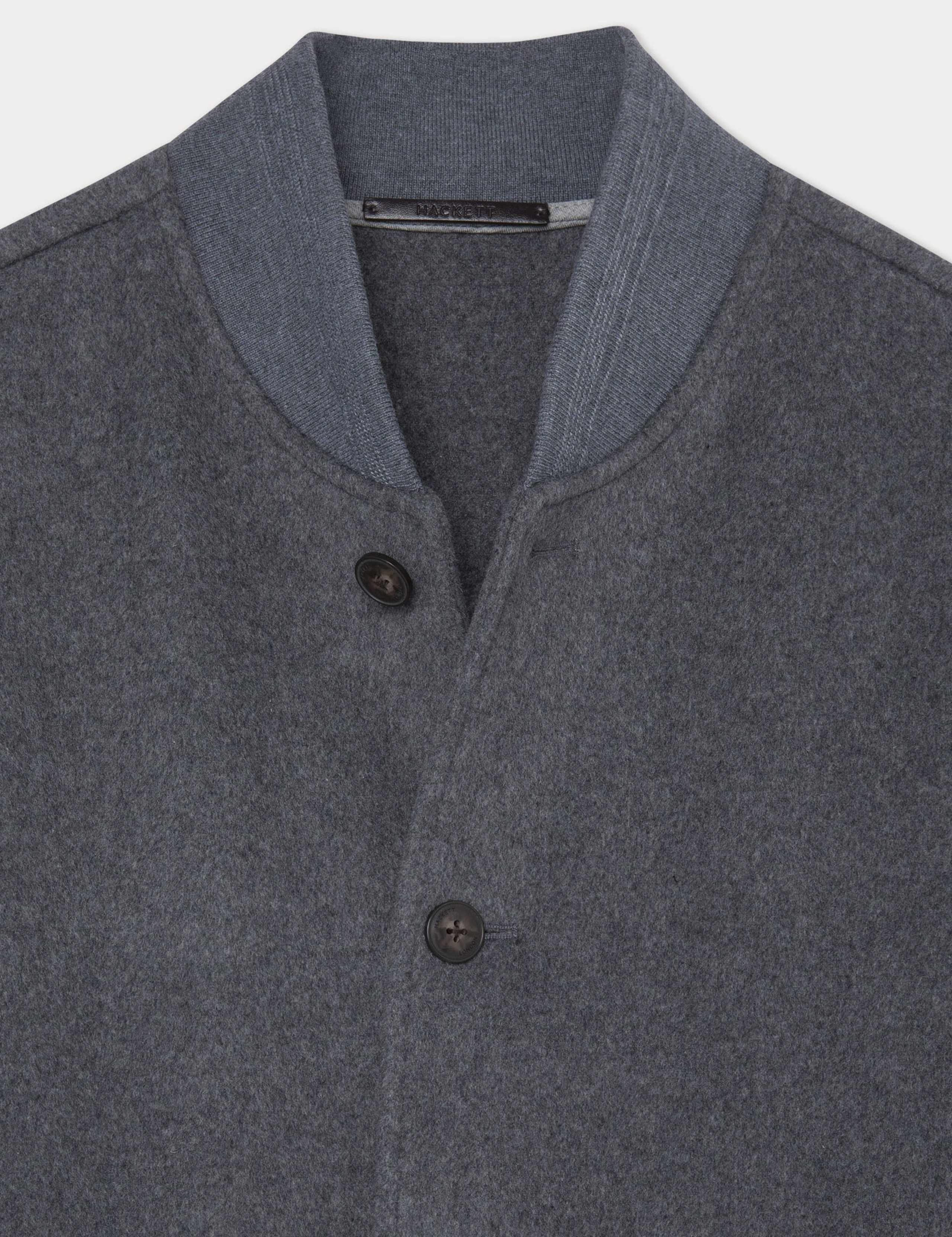 Wool Blend Bomber Jacket 8 of 10